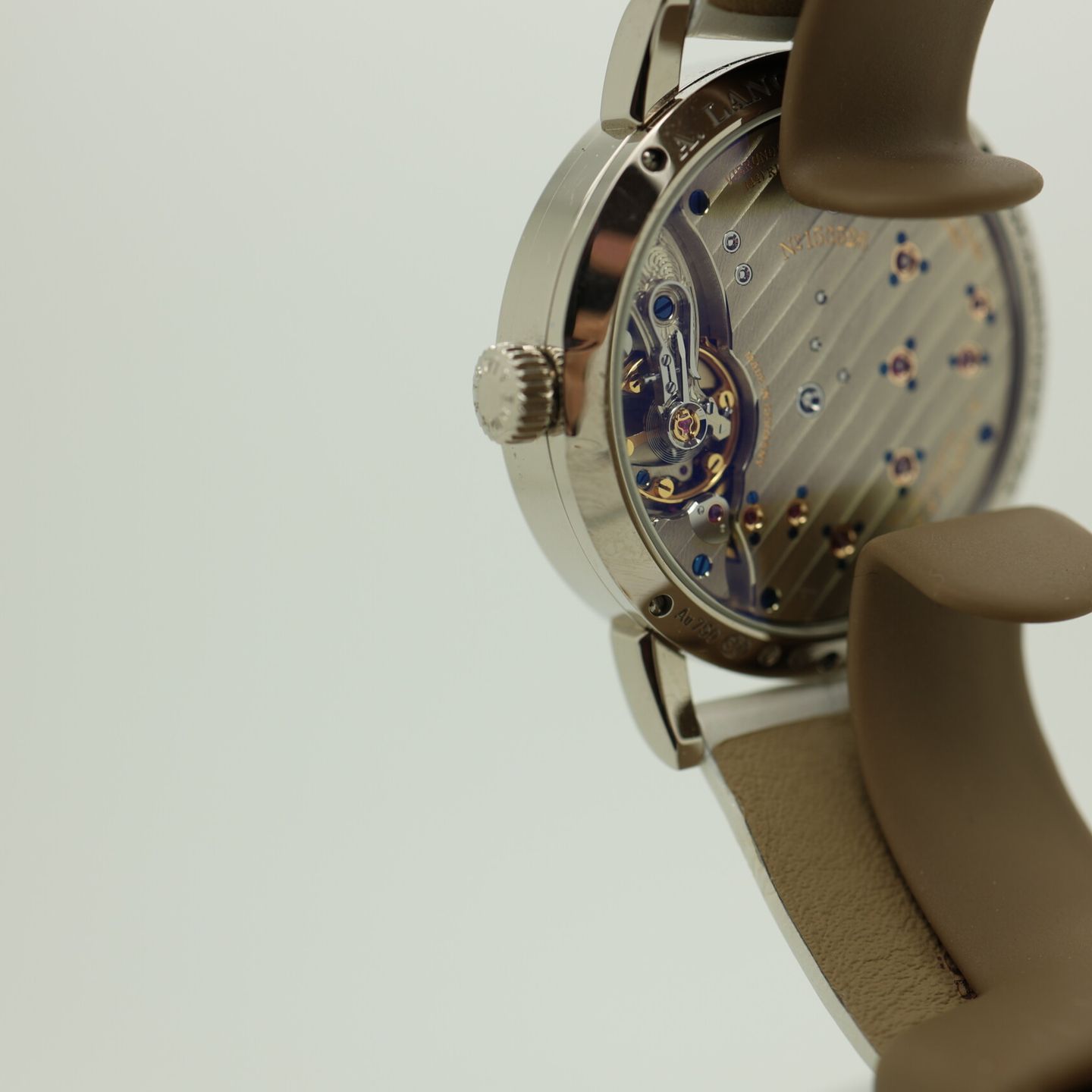 A. Lange & Söhne Little Lange 1 182.086 (2023) - Blauw wijzerplaat 37mm Witgoud (7/8)