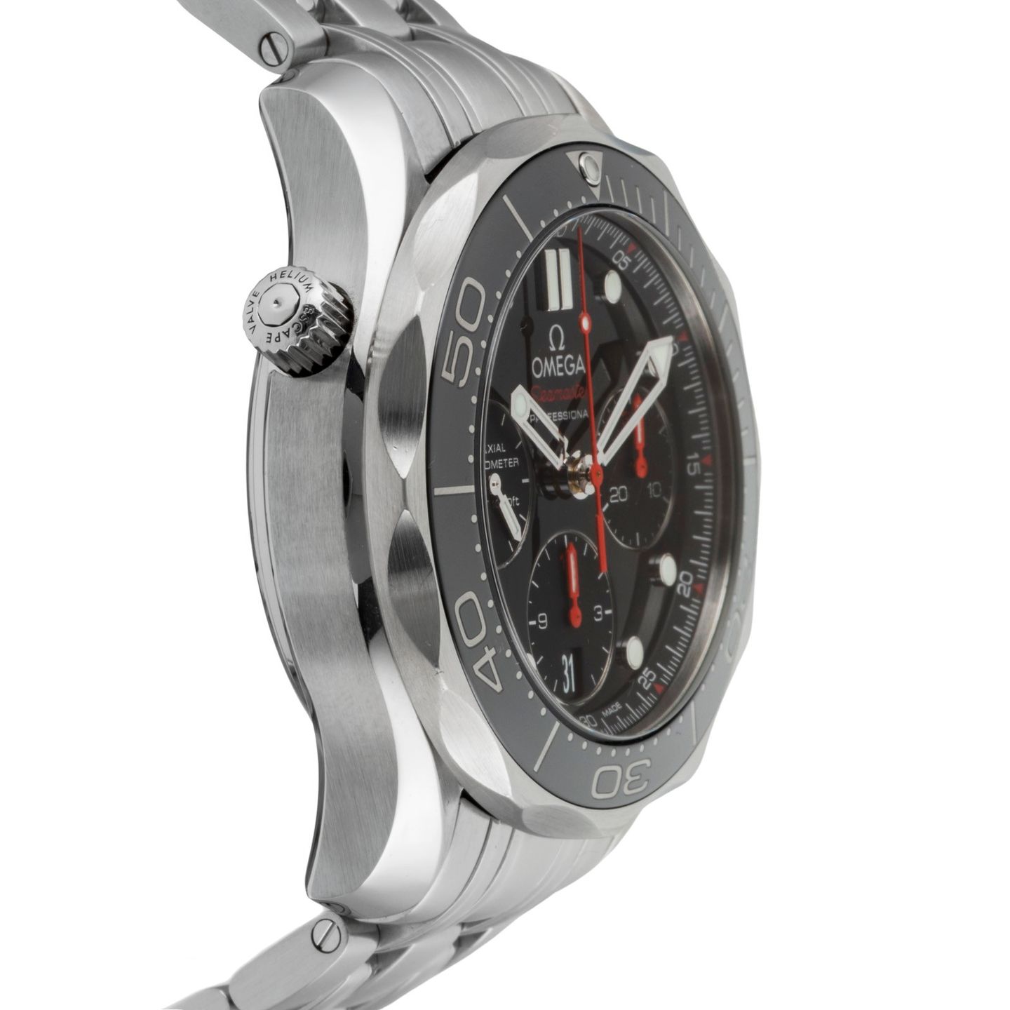 Omega Seamaster Diver 300 M 212.30.42.50.01.001 (Unknown (random serial)) - Black dial 42 mm Steel case (7/8)