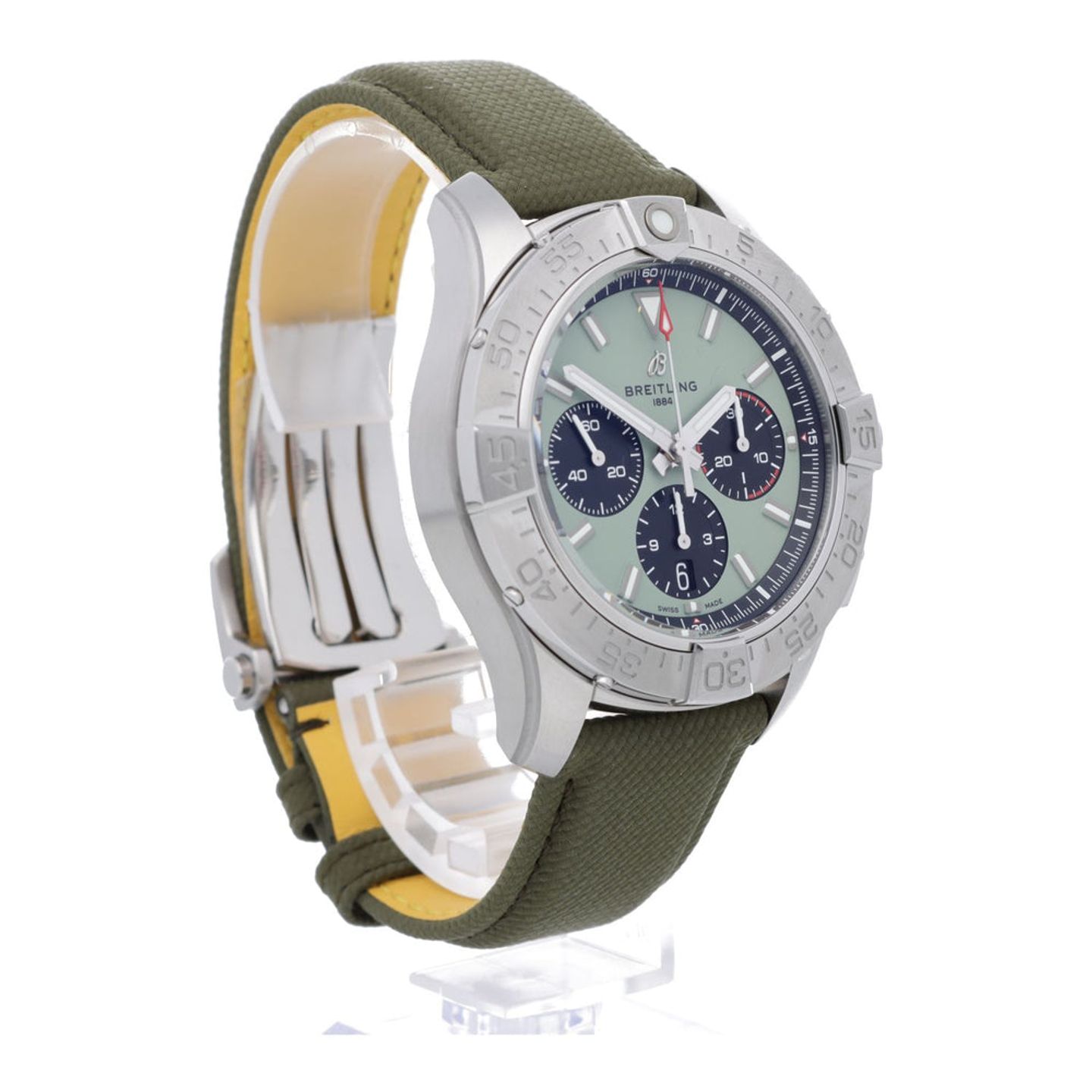 Breitling Avenger AB0147101L1X1 (2025) - Groen wijzerplaat 44mm Staal (7/7)