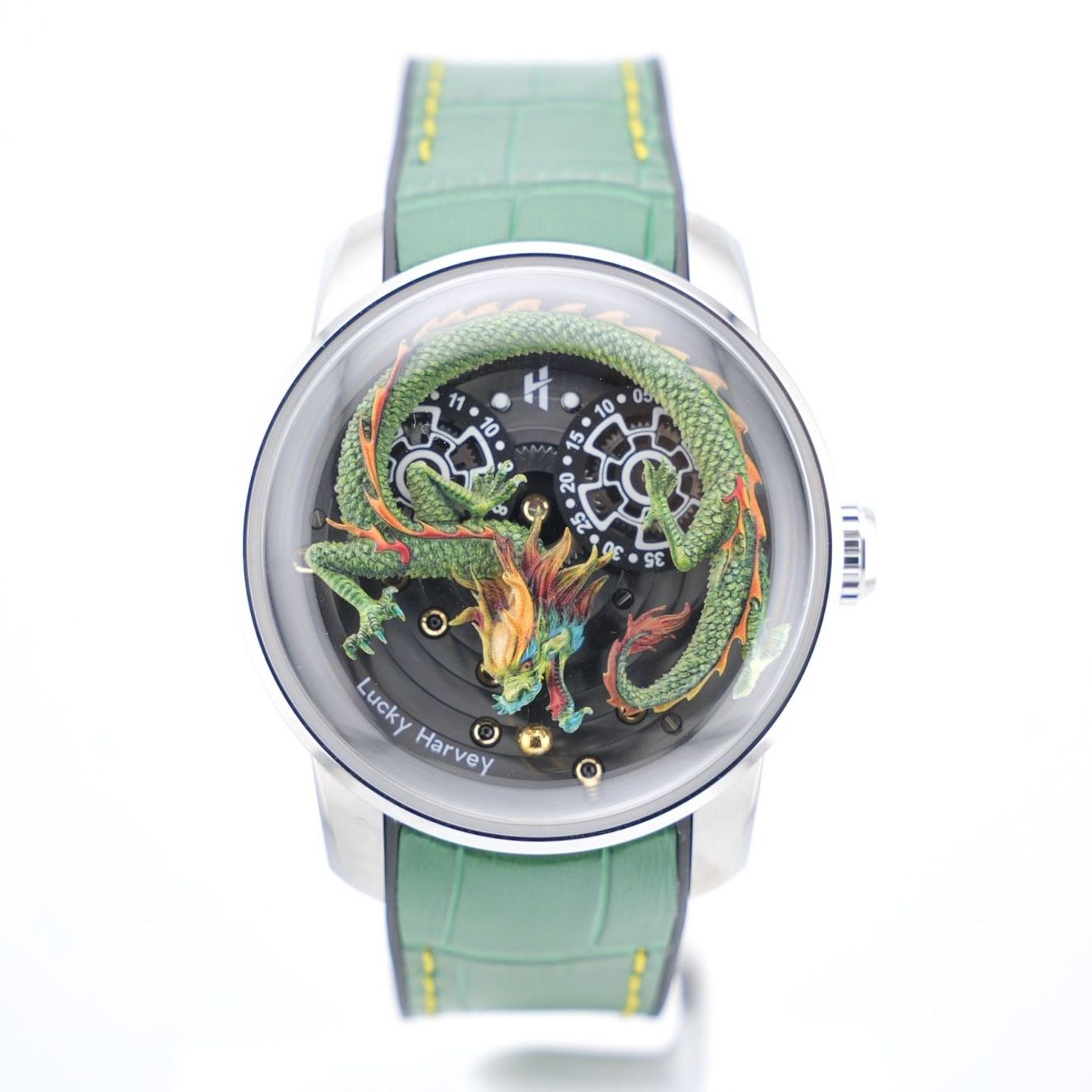 Lucky harvey Unknown Green Dragon (2025) - Black dial 43 mm Steel case (1/8)
