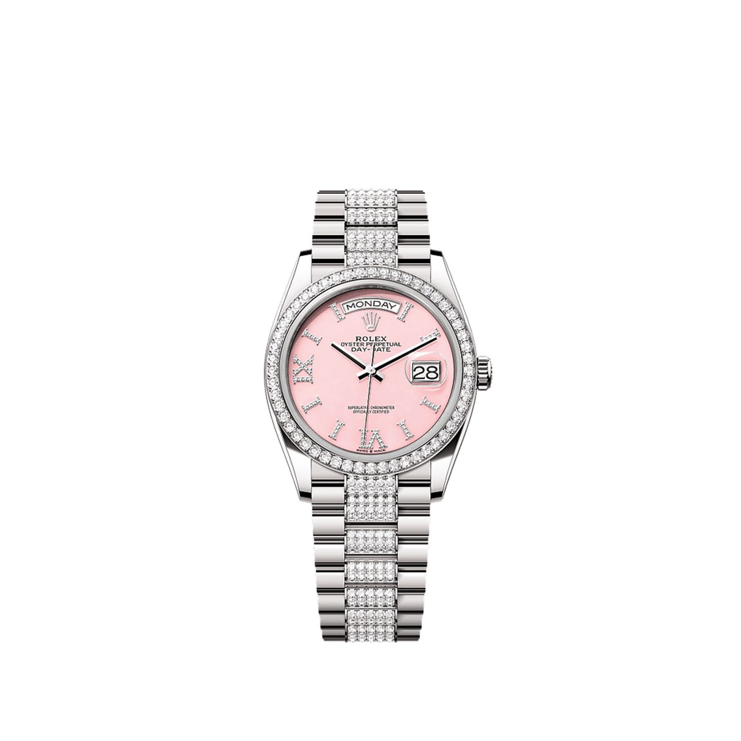 Rolex Day-Date 36 128349RBR (2025) - Wit wijzerplaat 36mm Witgoud (1/1)