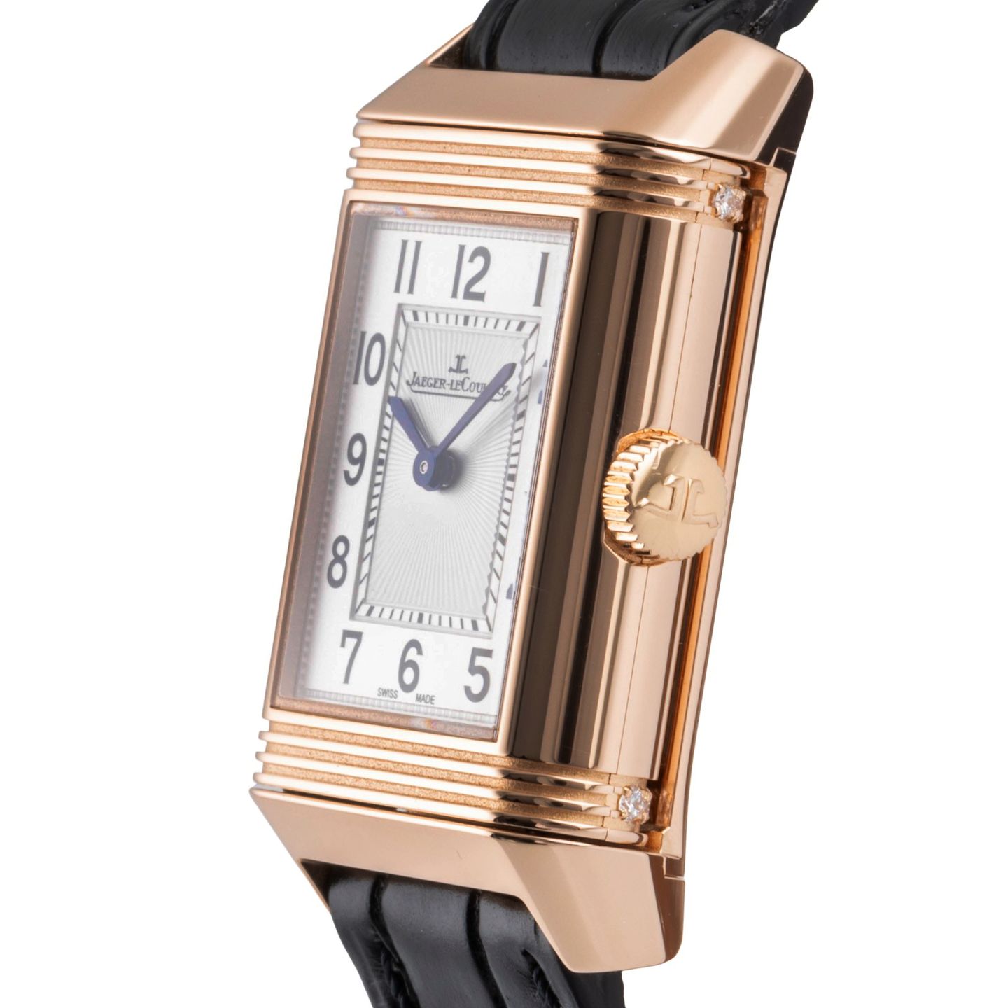 Jaeger-LeCoultre Reverso Classic Small Duetto Q2662430 (Unknown (random serial)) - Silver dial 21 mm Rose Gold case (6/8)