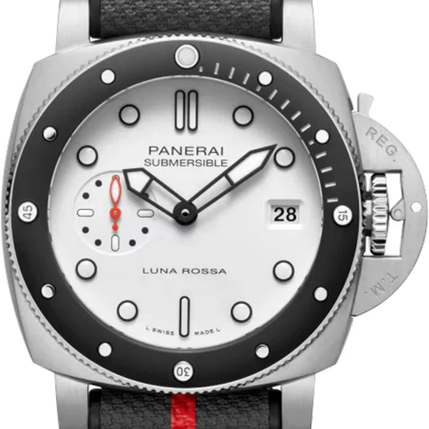 Panerai Submersible PAM01579 (2026) - White dial 42 mm Steel case (2/2)