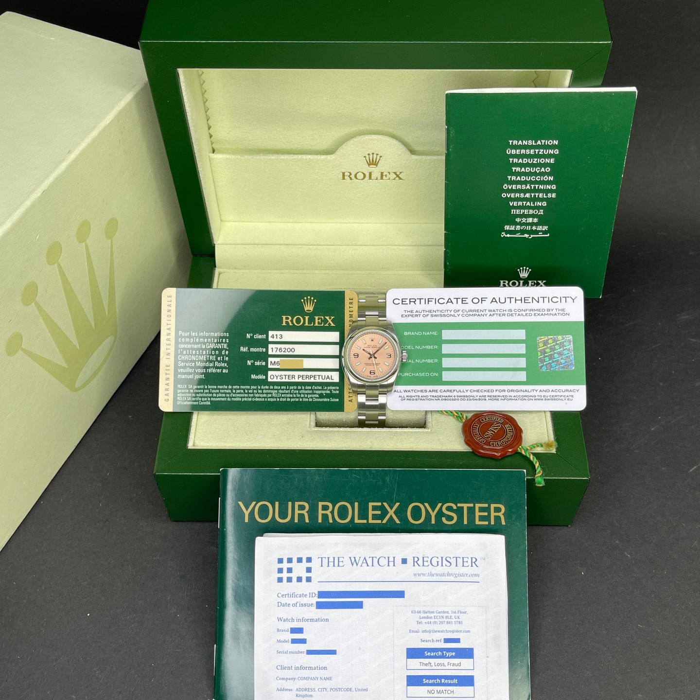 Rolex Oyster Perpetual 26 176200 (2008) - 26 mm Steel case (3/8)