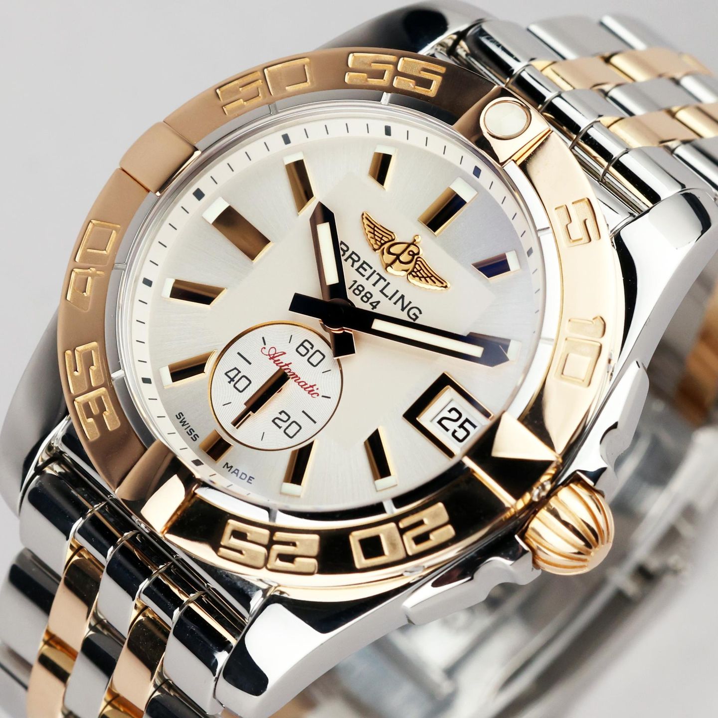 Breitling Galactic 36 C3733012/A724/112Z (2014) - White dial 36 mm Steel case (5/8)