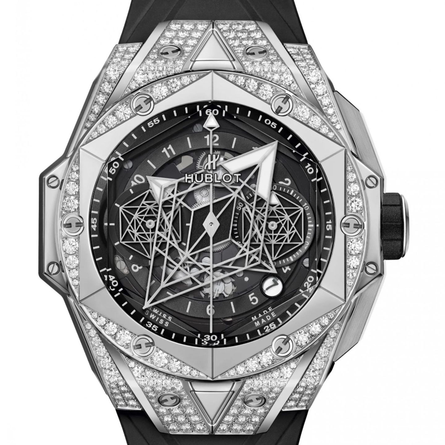 Hublot Big Bang Sang Bleu 418.NX.1107.RX.1604.MXM20 (2023) - Black dial 45 mm Titanium case (1/1)