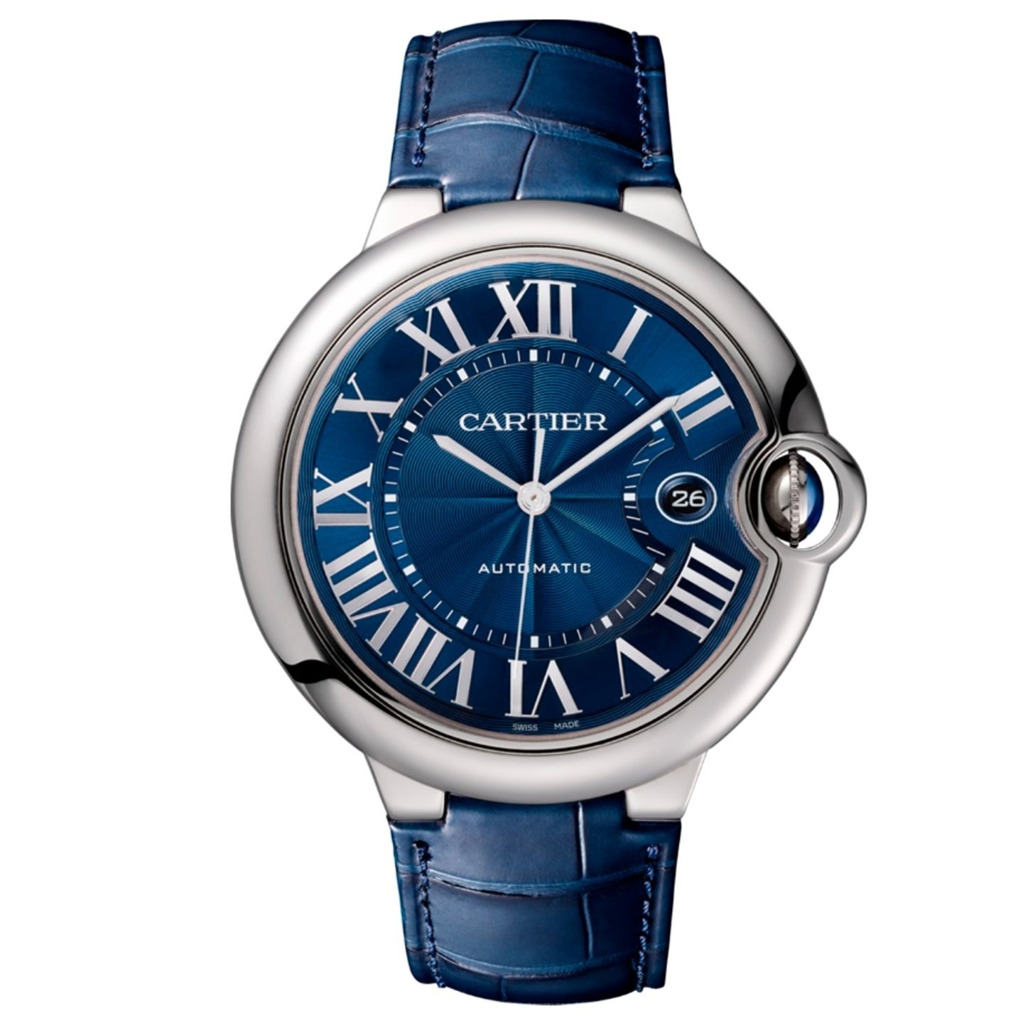 Cartier Ballon Bleu 42mm WSBB0027 (2023) - Blauw wijzerplaat 42mm Staal (1/1)