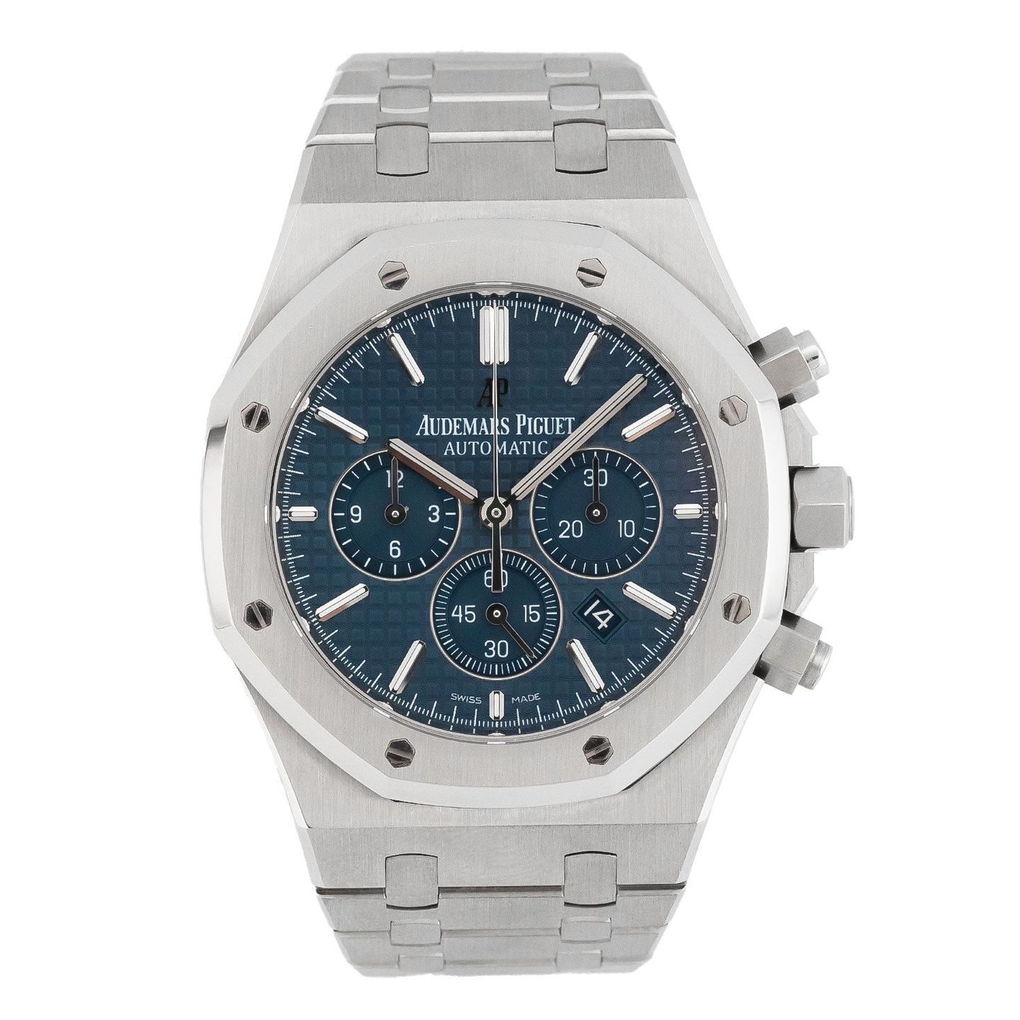 Audemars Piguet Royal Oak Chronograph 26320ST.OO.1220ST.03 (2016) - Blue dial 41 mm Steel case (1/7)