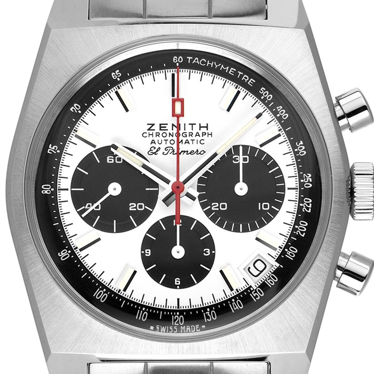 Zenith El Primero Chronomaster 03.A384.400/21.M384 (2026) - White dial 37 mm Steel case (1/8)
