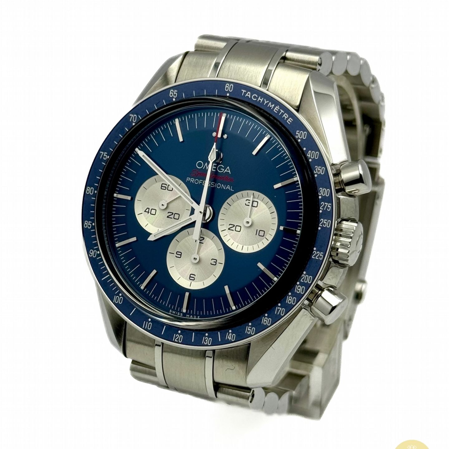 Omega Speedmaster Professional Moonwatch 522.30.42.30.03.001 (2020) - Blue dial 42 mm Steel case (1/10)