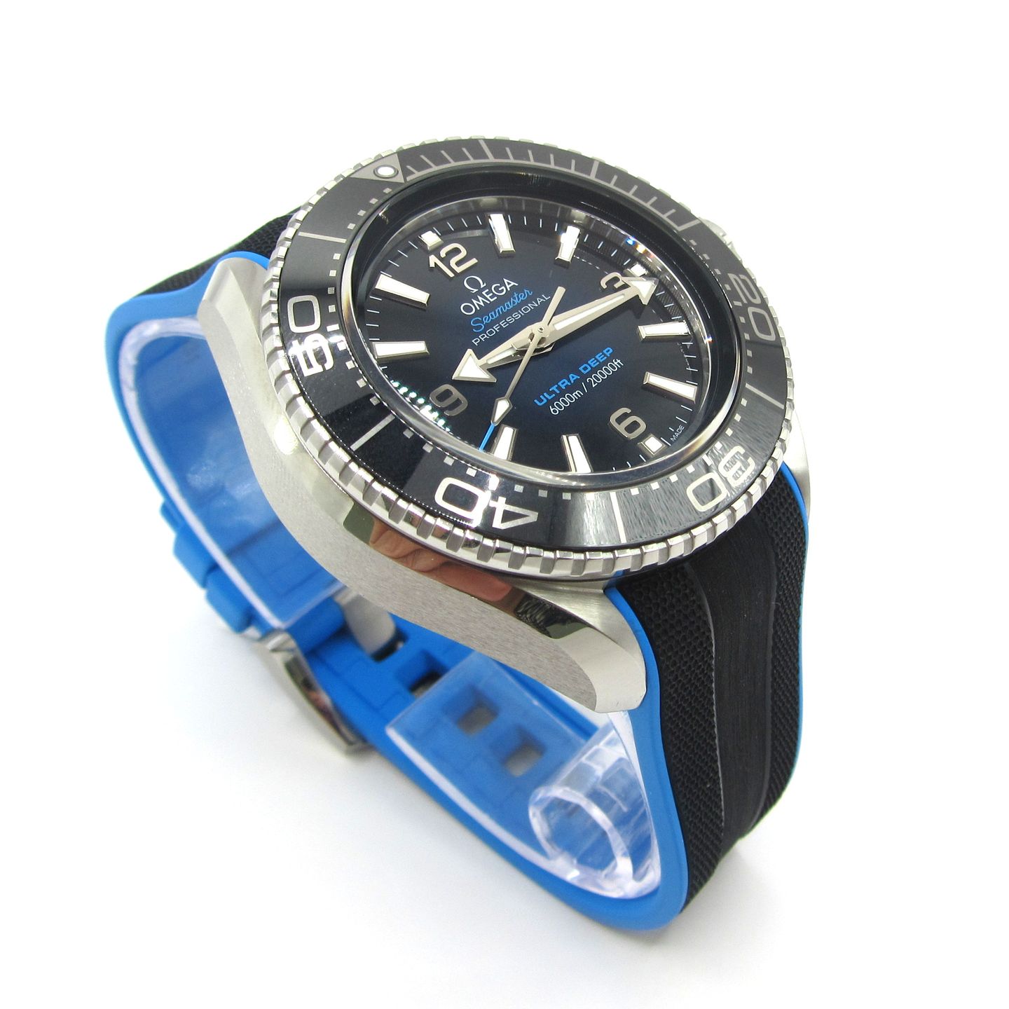 Omega Seamaster Planet Ocean 215.32.46.21.03.001 (2023) - Blue dial 46 mm Steel case (7/7)