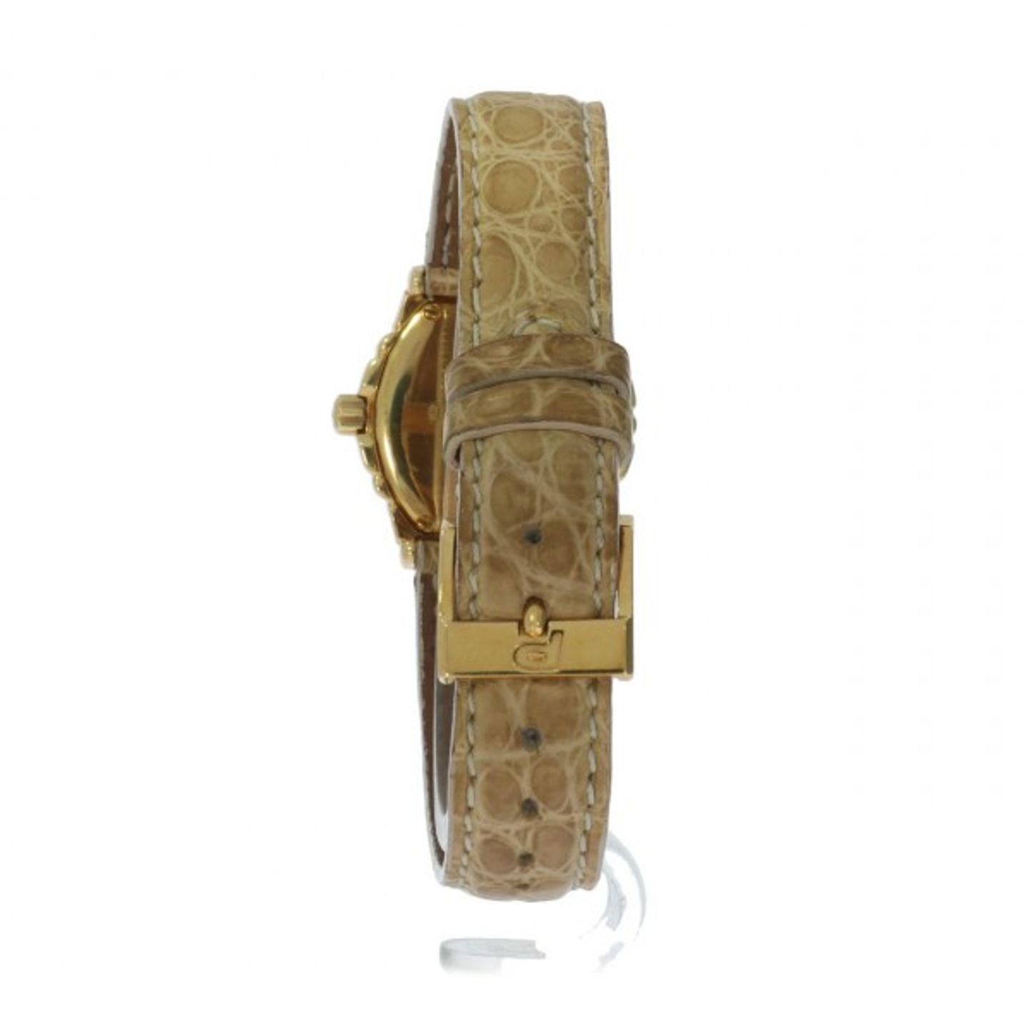 Piaget Vintage GOA15077 (Unknown (random serial)) - White dial 25 mm Yellow Gold case (4/5)