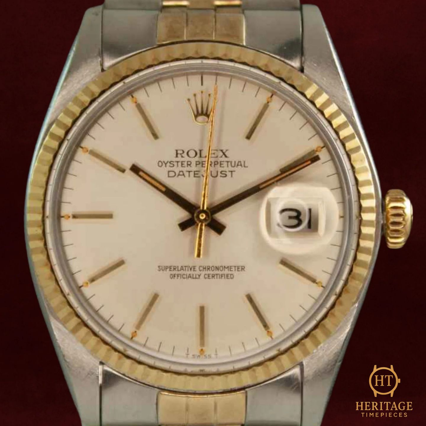 Rolex Datejust 36 16013 (1978) - 36 mm Gold/Steel case (1/8)