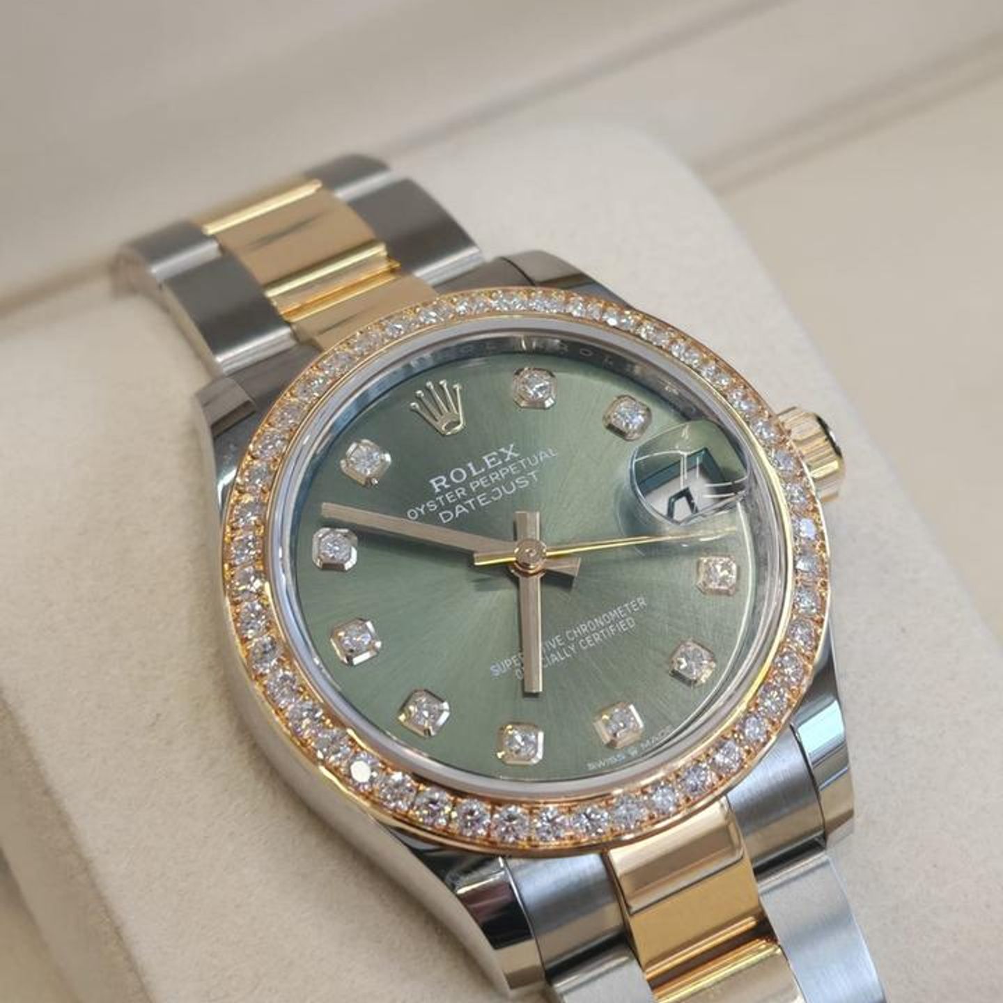 Rolex Datejust 278383RBR G GREEN OYS - (7/10)