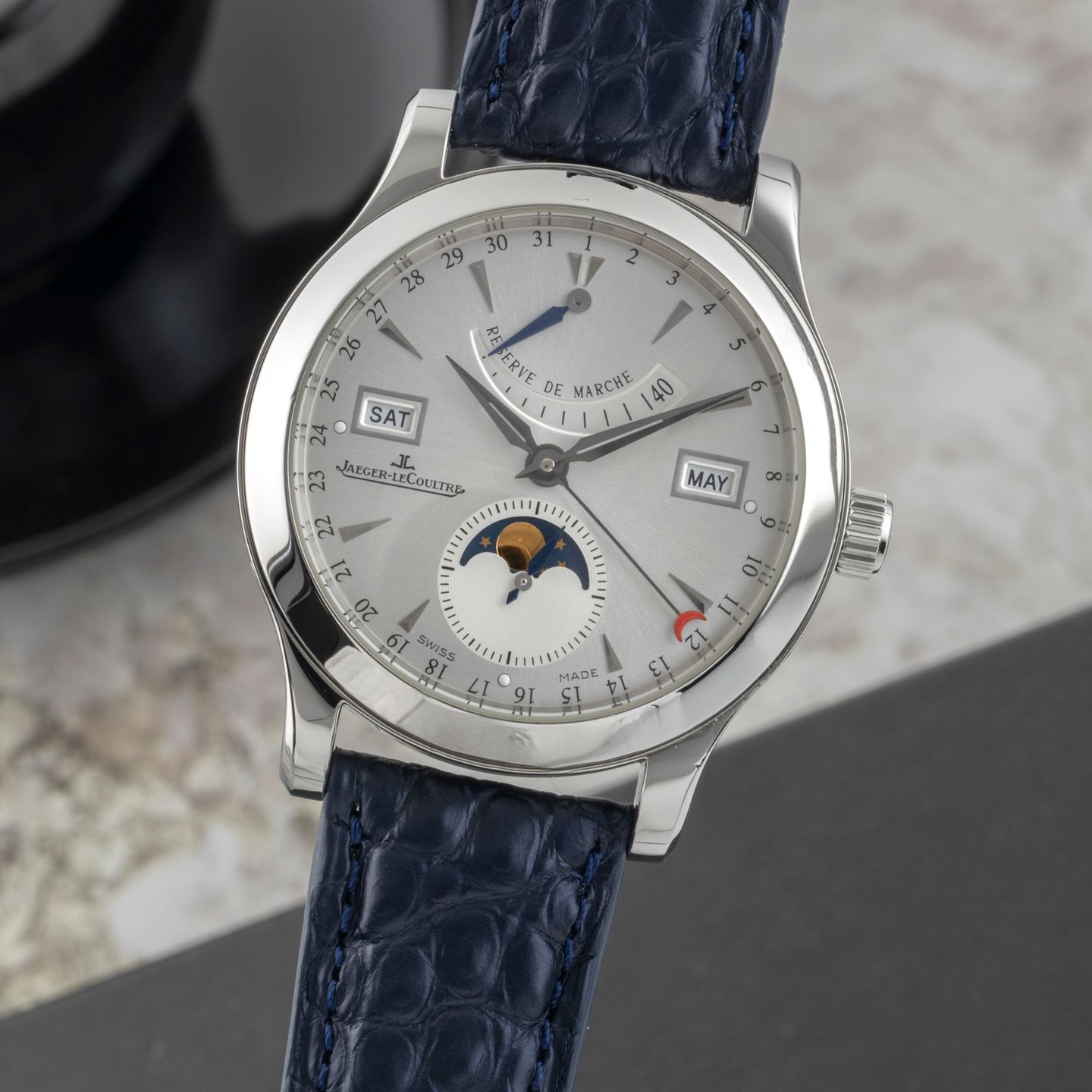 Jaeger-LeCoultre Master Calendar Q151842A (Unknown (random serial)) - Silver dial 40 mm Steel case (3/8)