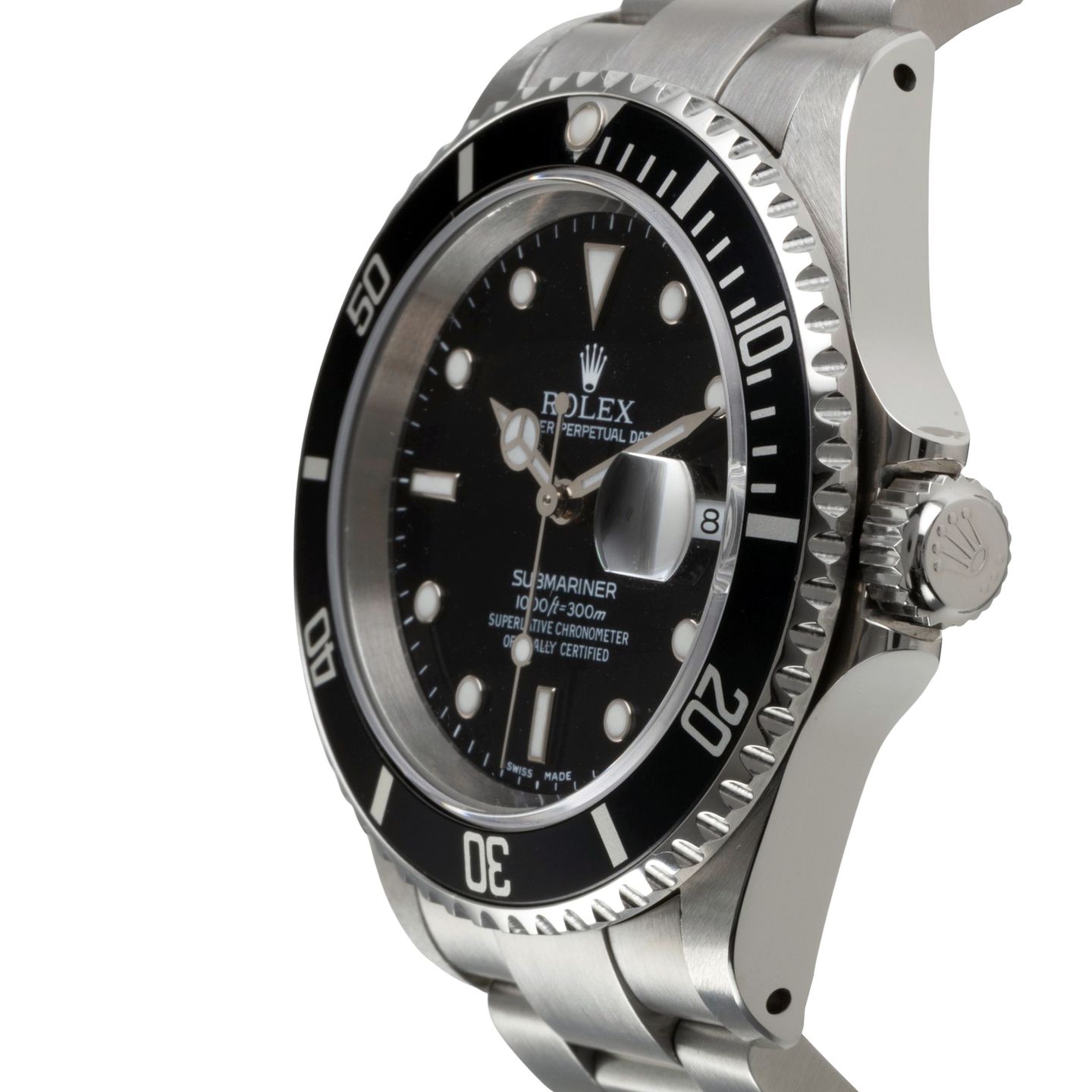 Rolex Submariner Date 16610 (2000) - Black dial 40 mm Steel case (6/8)