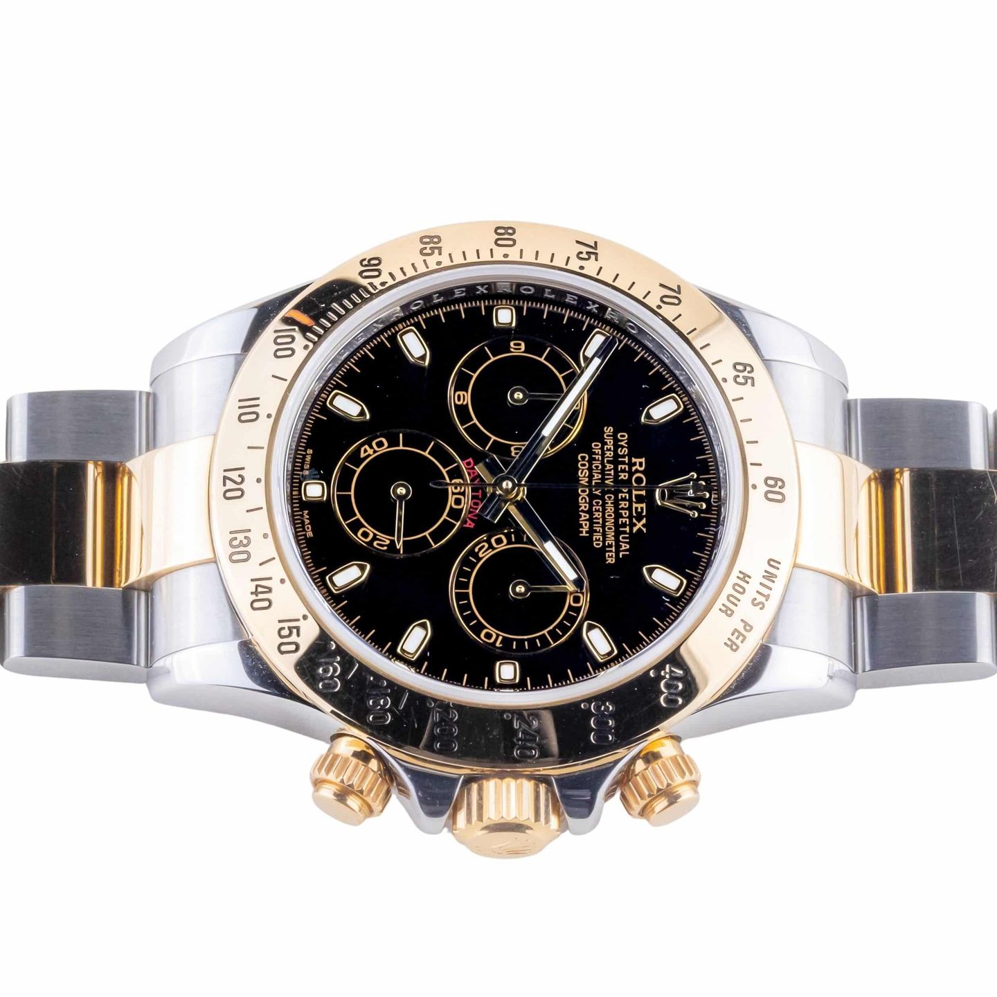 Rolex Daytona 116523 (2008) - 40 mm Gold/Steel case (6/8)