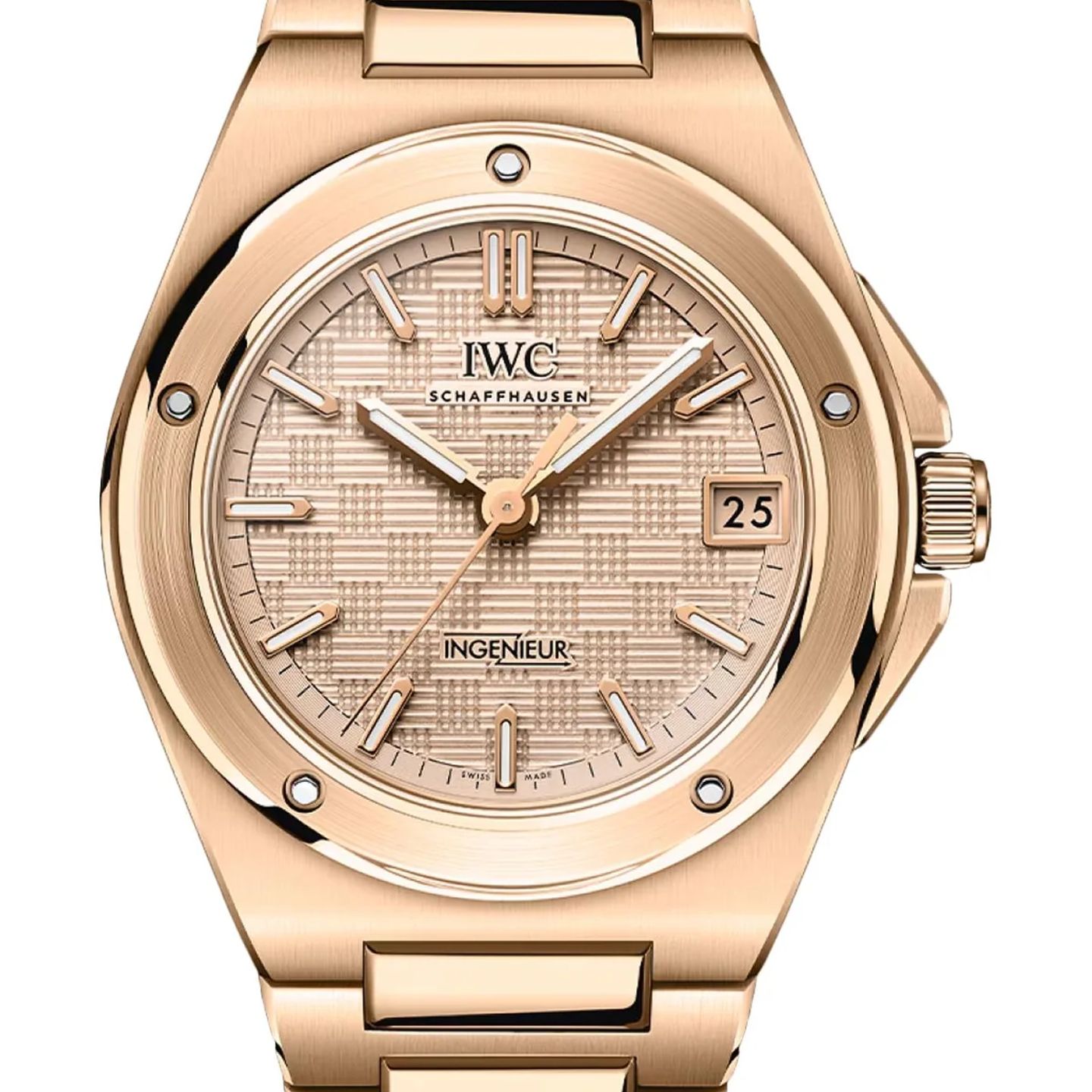 IWC Ingenieur Automatic IW324903 (2026) - Pink dial 35 mm Rose Gold case (1/1)
