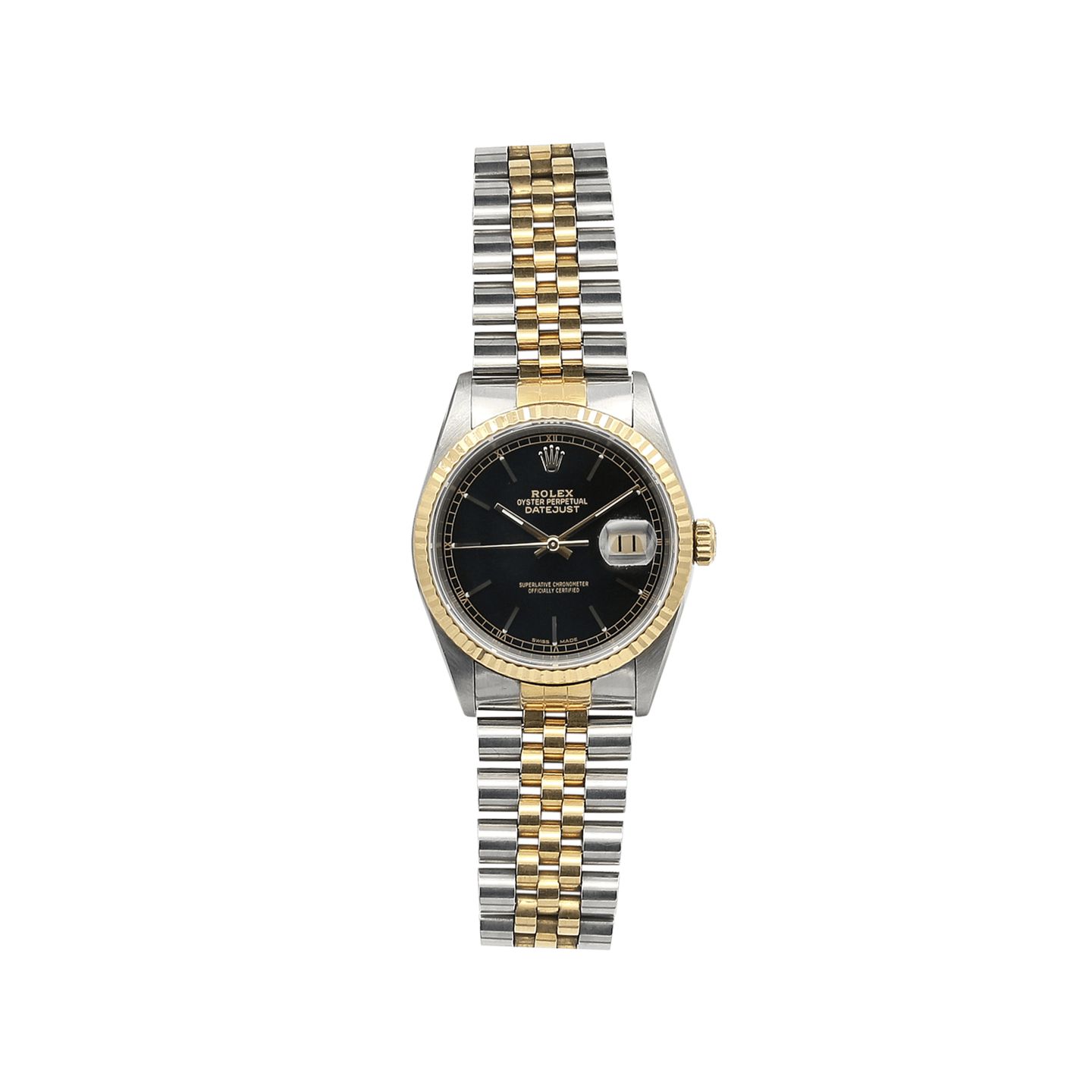 Rolex Datejust 36 16233 (Onbekend (willekeurig serienummer)) - 36mm Goud/Staal (4/8)