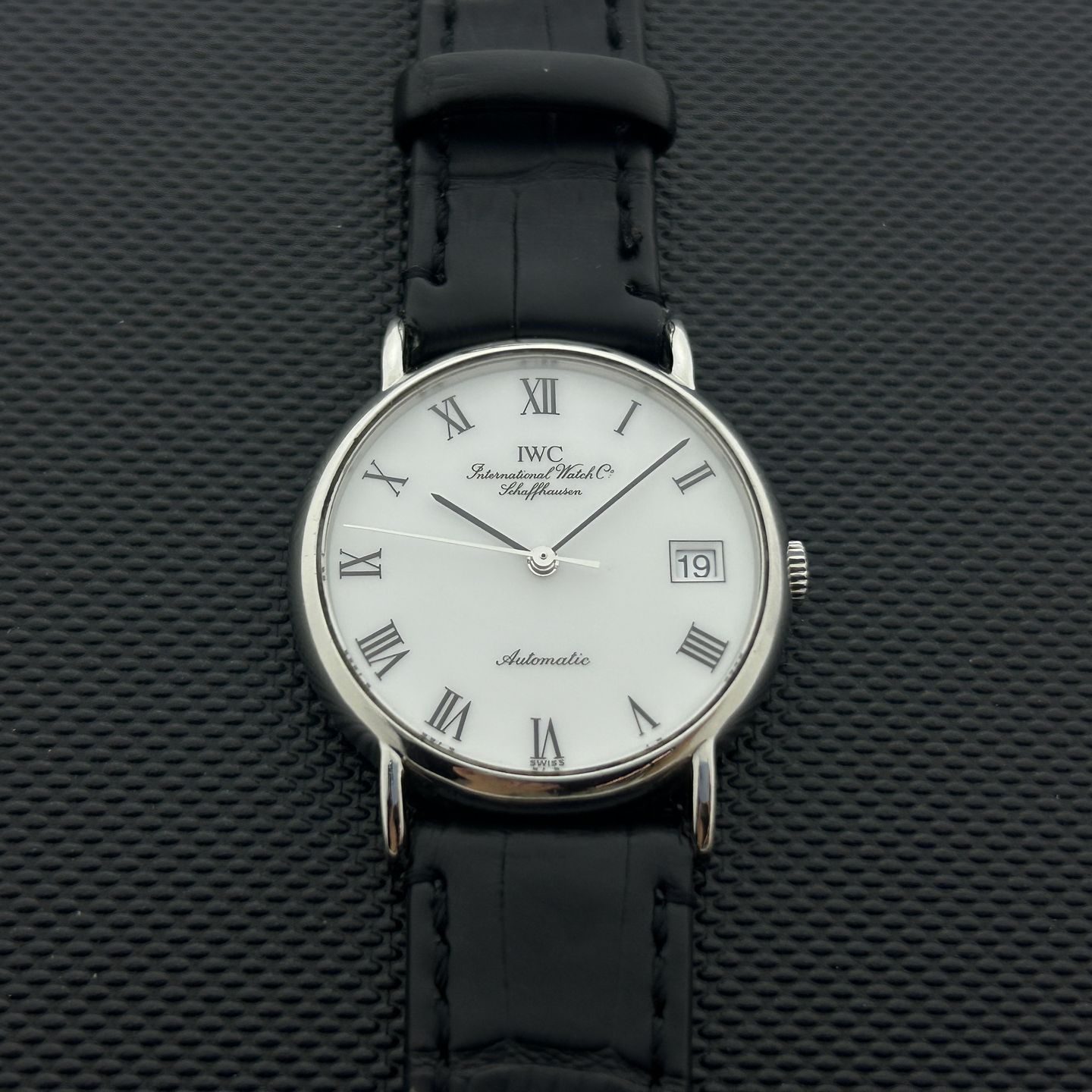 IWC Portofino Automatic IW351334 (Unknown (random serial)) - White dial 34 mm Steel case (1/7)