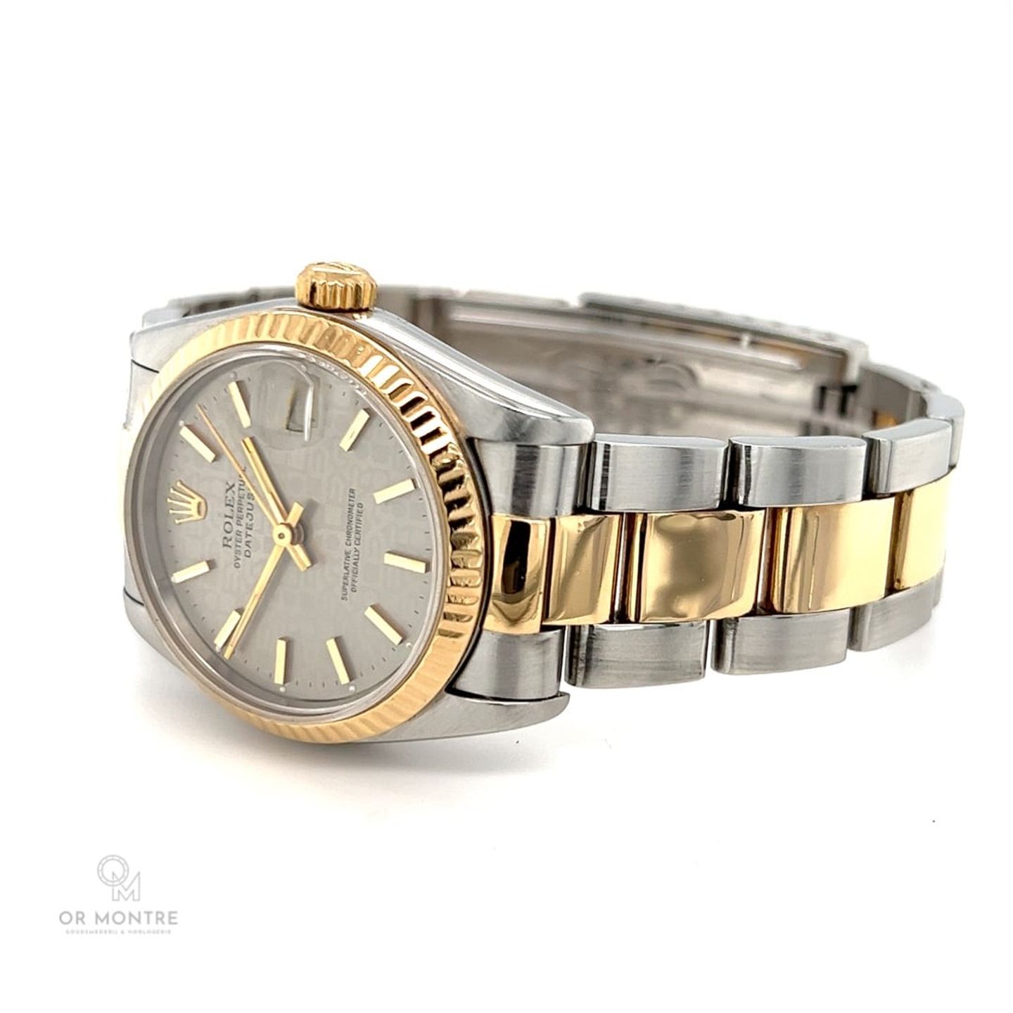 Rolex Datejust 31 68273 (1996) - Grey dial 31 mm Gold/Steel case (5/8)