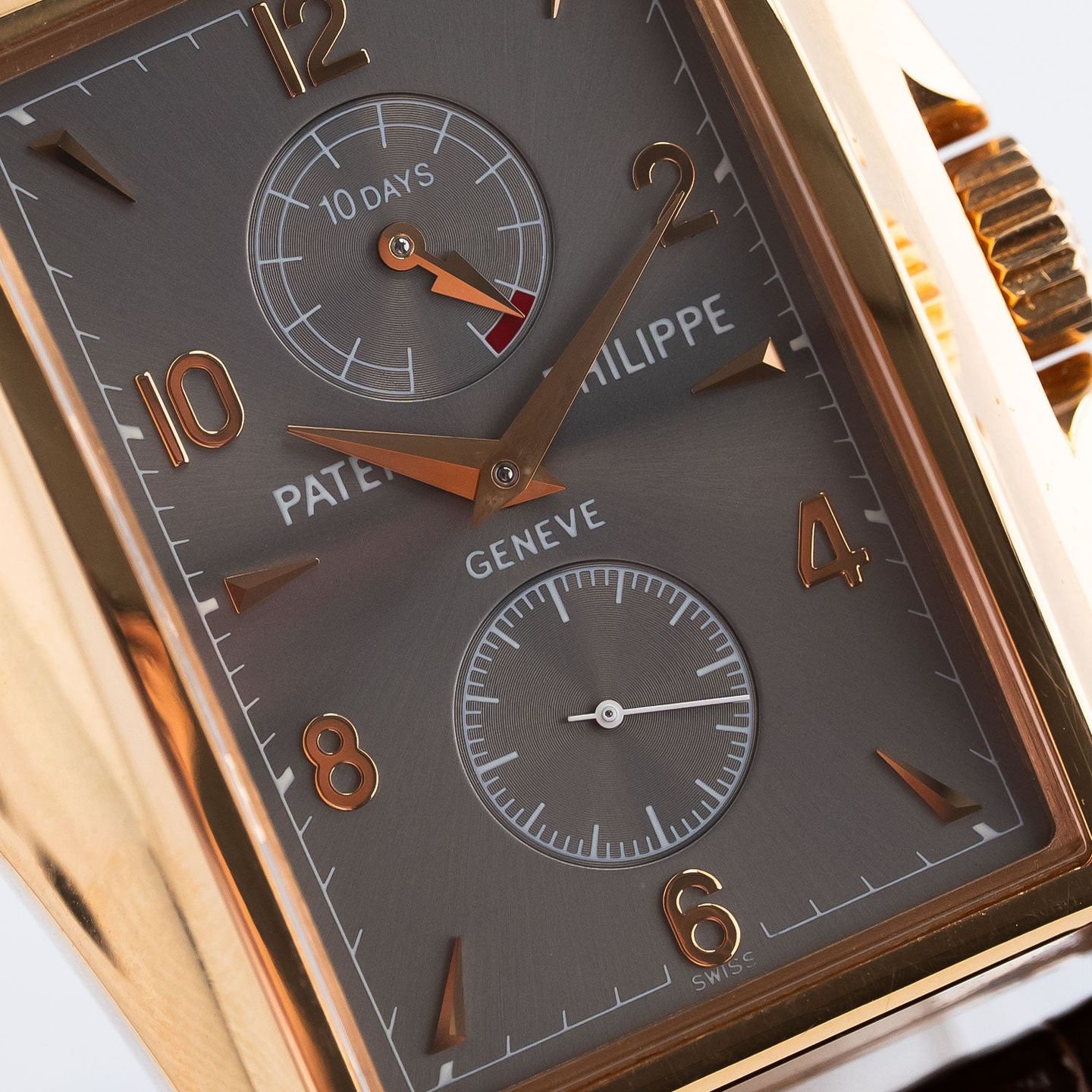 Patek Philippe Gondolo 5100R-001 (Unknown (random serial)) - Grey dial 35 mm Rose Gold case (4/8)