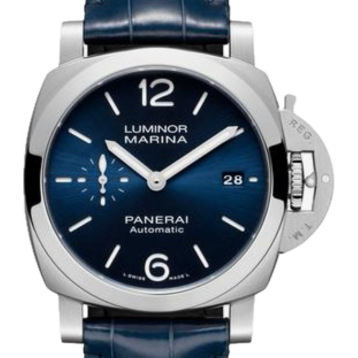 Panerai Luminor Marina PAM01370 (2024) - Blauw wijzerplaat 40mm Staal (1/1)