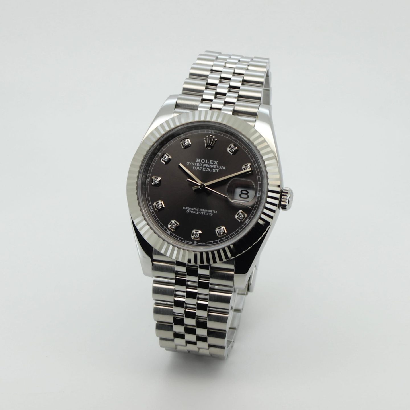 Rolex Datejust 41 126334 (2022) - Grey dial 41 mm Steel case (1/8)