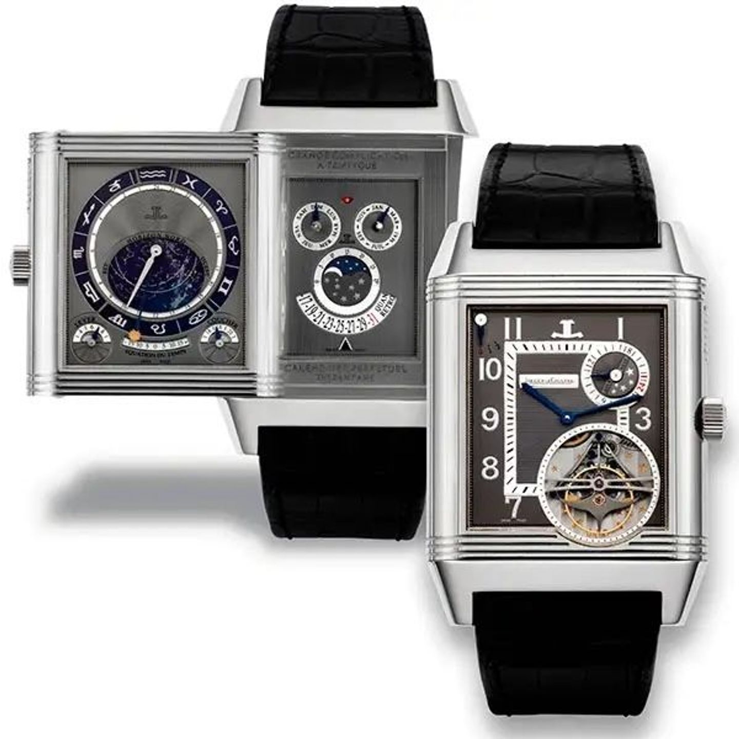 Jaeger-LeCoultre Reverso 241.3.65 (Onbekend (willekeurig serienummer)) - Zilver wijzerplaat 38mm Witgoud (1/1)