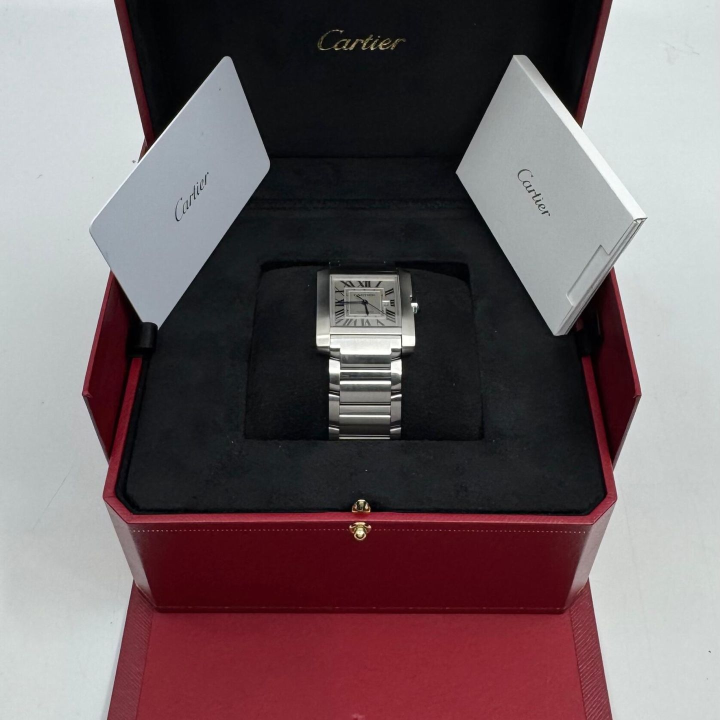 Cartier Tank Française WSTA0067 (2025) - Silver dial 31 mm Steel case (4/8)