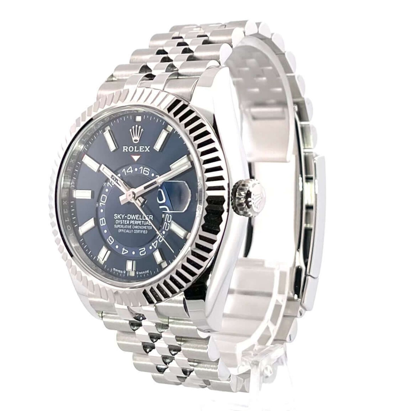 Rolex Sky-Dweller 336934 (2025) - Blauw wijzerplaat 42mm Goud/Staal (3/8)