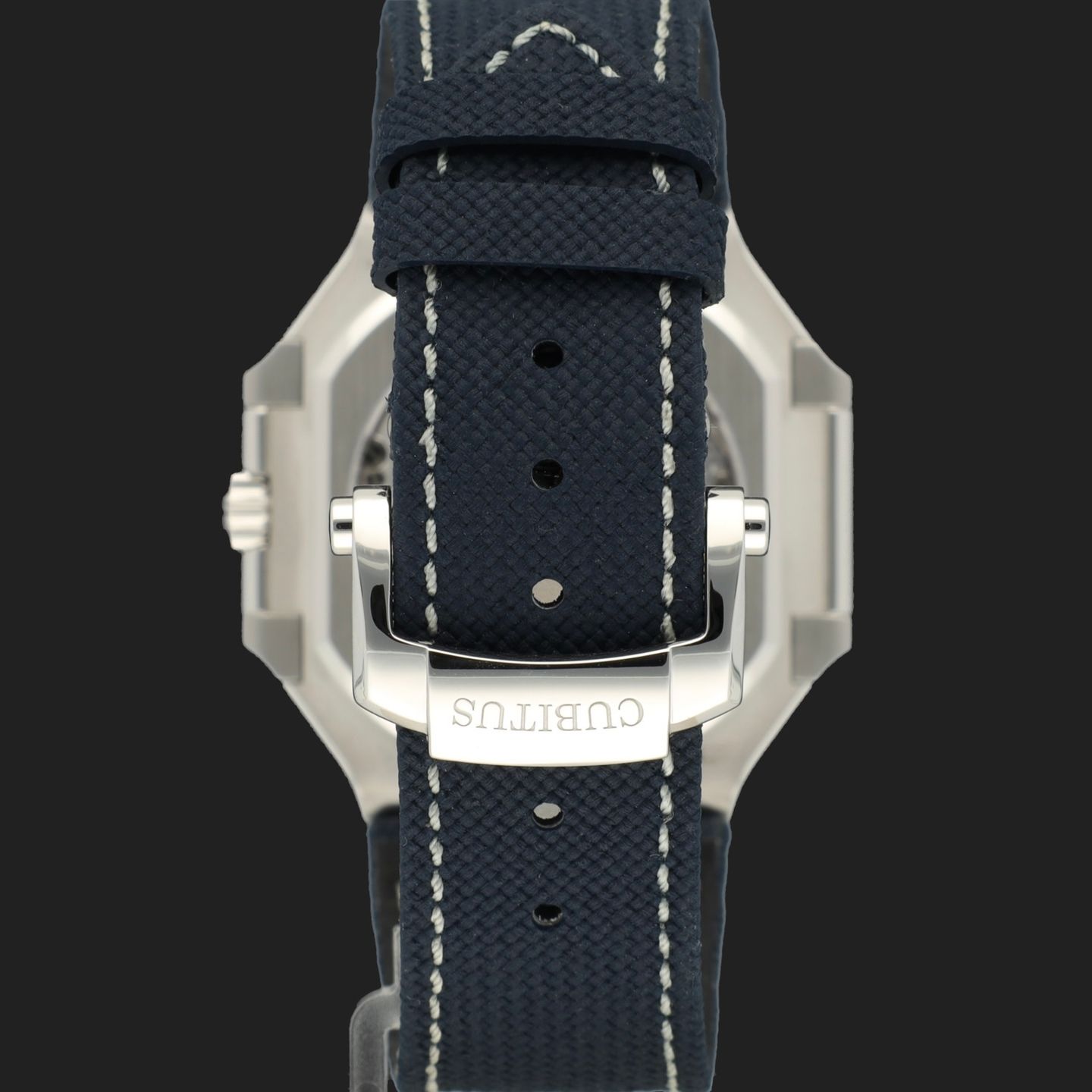 Patek Philippe Cubitus 5822P-001 (2025) - Blue dial 45 mm Platinum case (6/8)