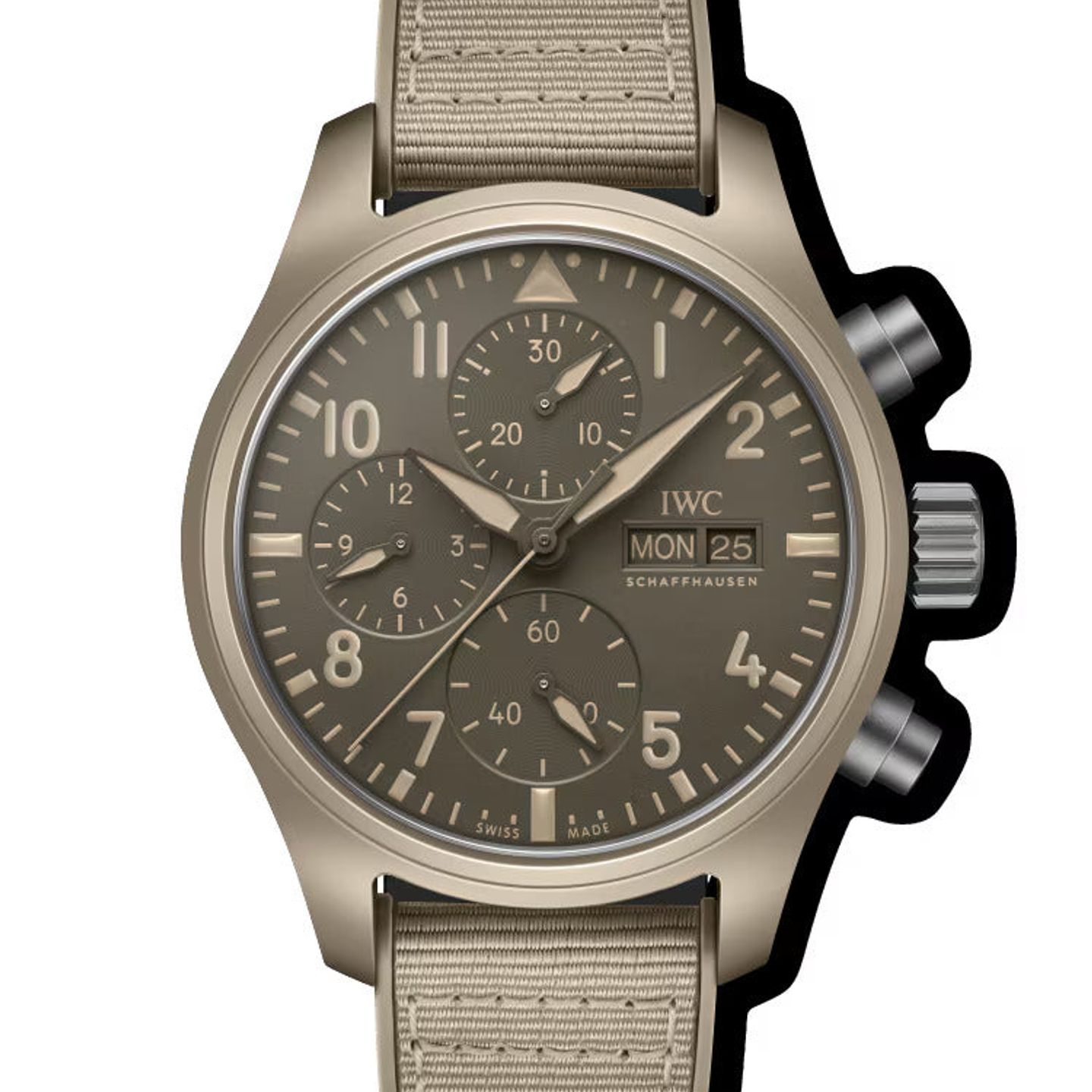 IWC Pilot Chronograph Top Gun IW389402 (2024) - Bruin wijzerplaat 42mm Brons (1/1)