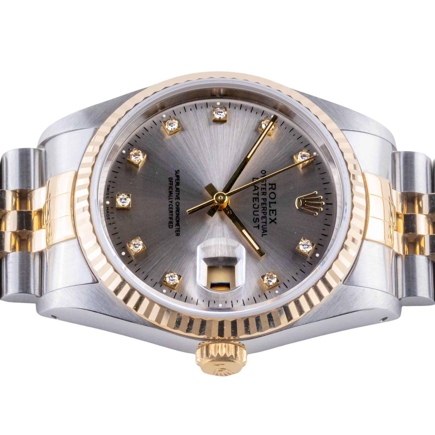 Rolex Datejust 36 16233 (1990) - 36 mm Gold/Steel case (6/8)