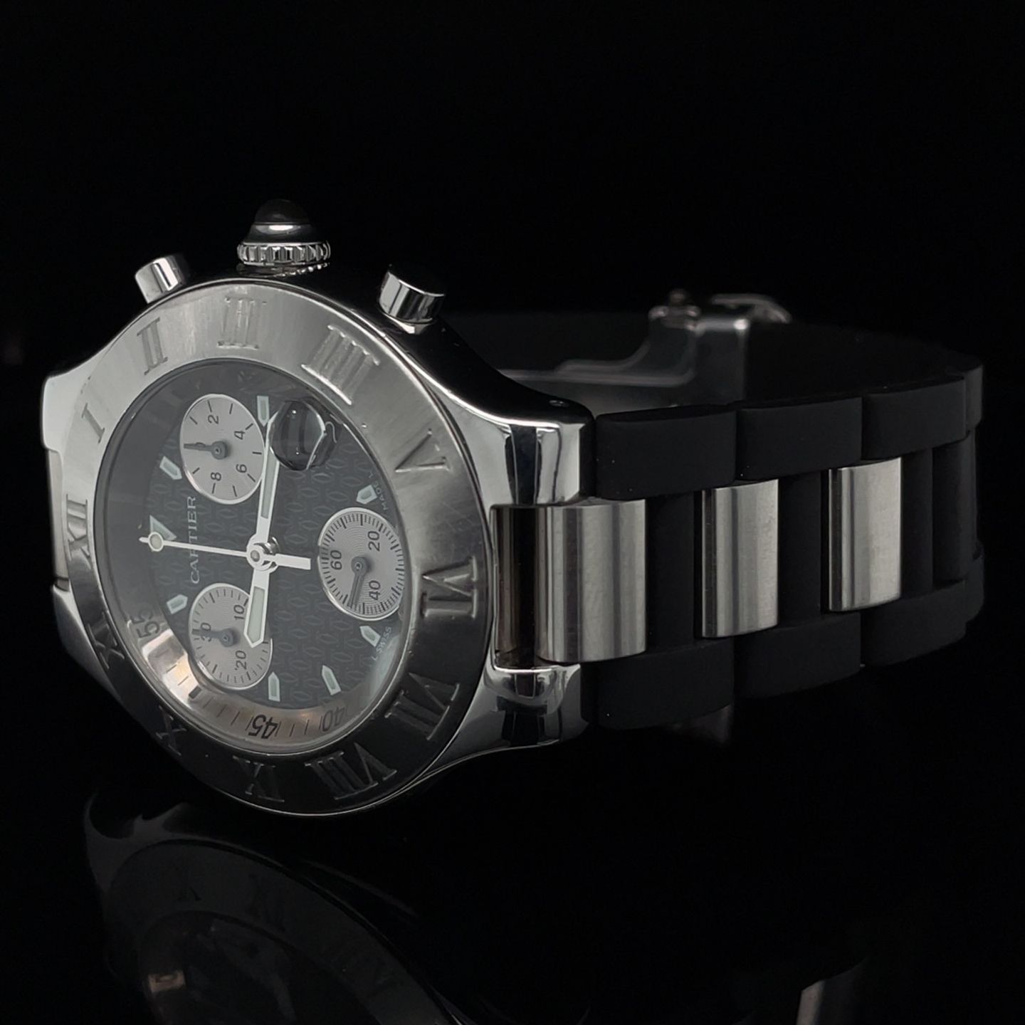 Cartier 21 Chronoscaph 2424 - (4/8)