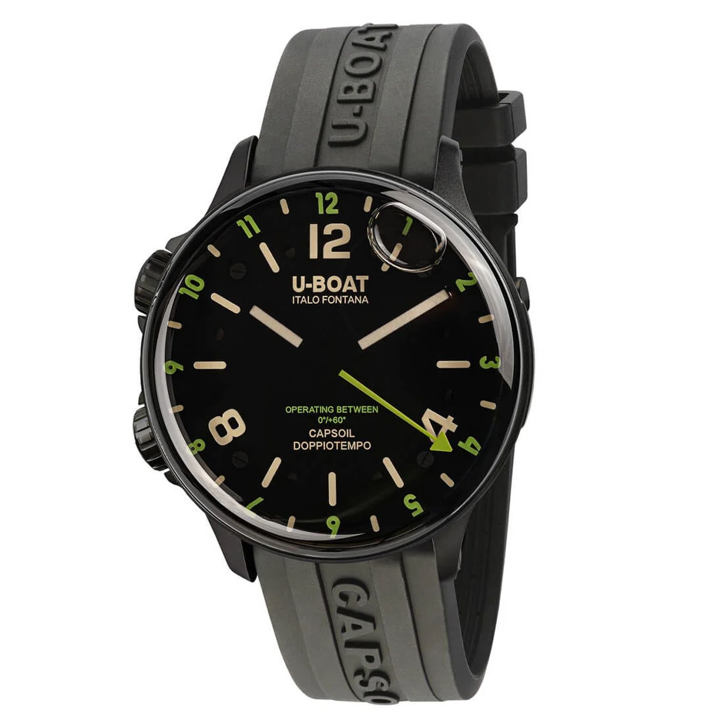 U-Boat Capsoil 8840/B (2024) - Zwart wijzerplaat 46mm Staal (3/3)