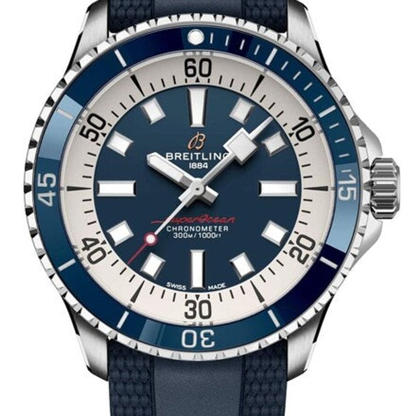 Breitling Superocean 42 A17375E71C1S1 (2025) - Blue dial 42 mm Steel case (1/1)