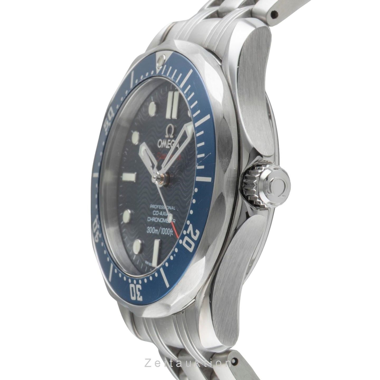 Omega Seamaster Diver 300 M 2222.80.00 (2007) - Blauw wijzerplaat 36mm Staal (7/8)