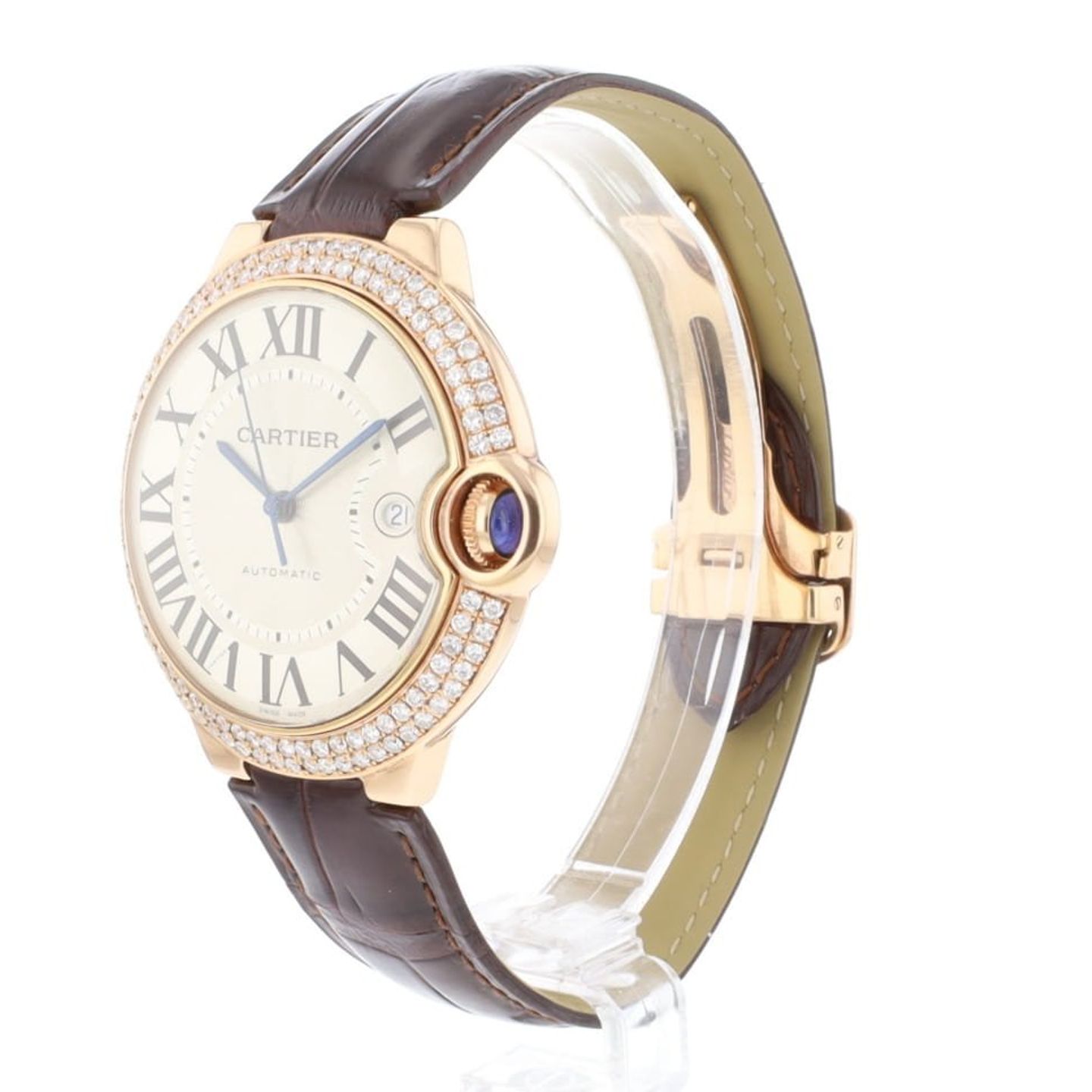 Cartier Ballon Bleu 42mm 2999 (Onbekend (willekeurig serienummer)) - Wit wijzerplaat 42mm Geelgoud (5/8)