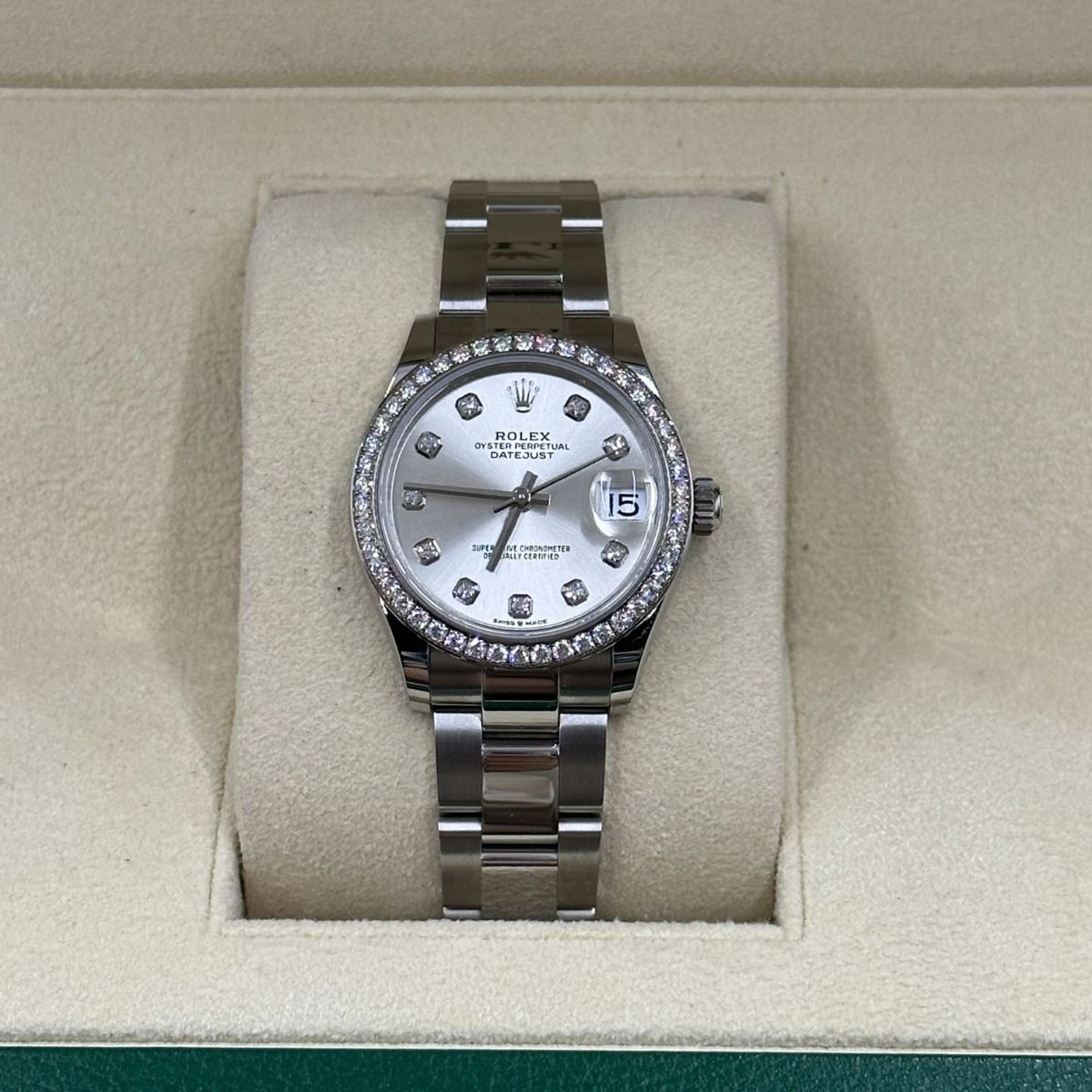 Rolex Datejust 31 278384RBR (2024) - Silver dial 31 mm Steel case (5/8)