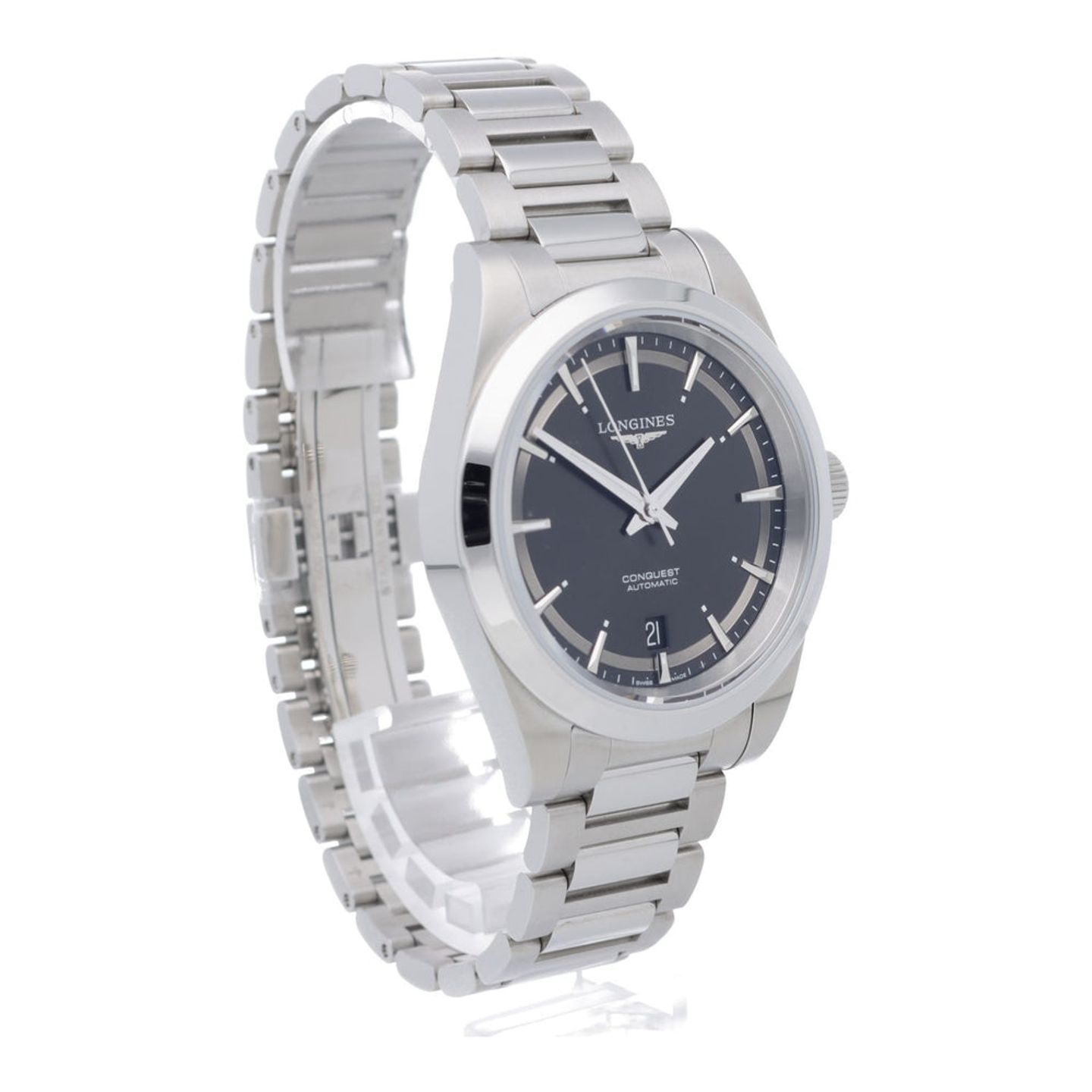 Longines Conquest L3.720.4.52.6 (2025) - Blue dial 38 mm Steel case (7/7)