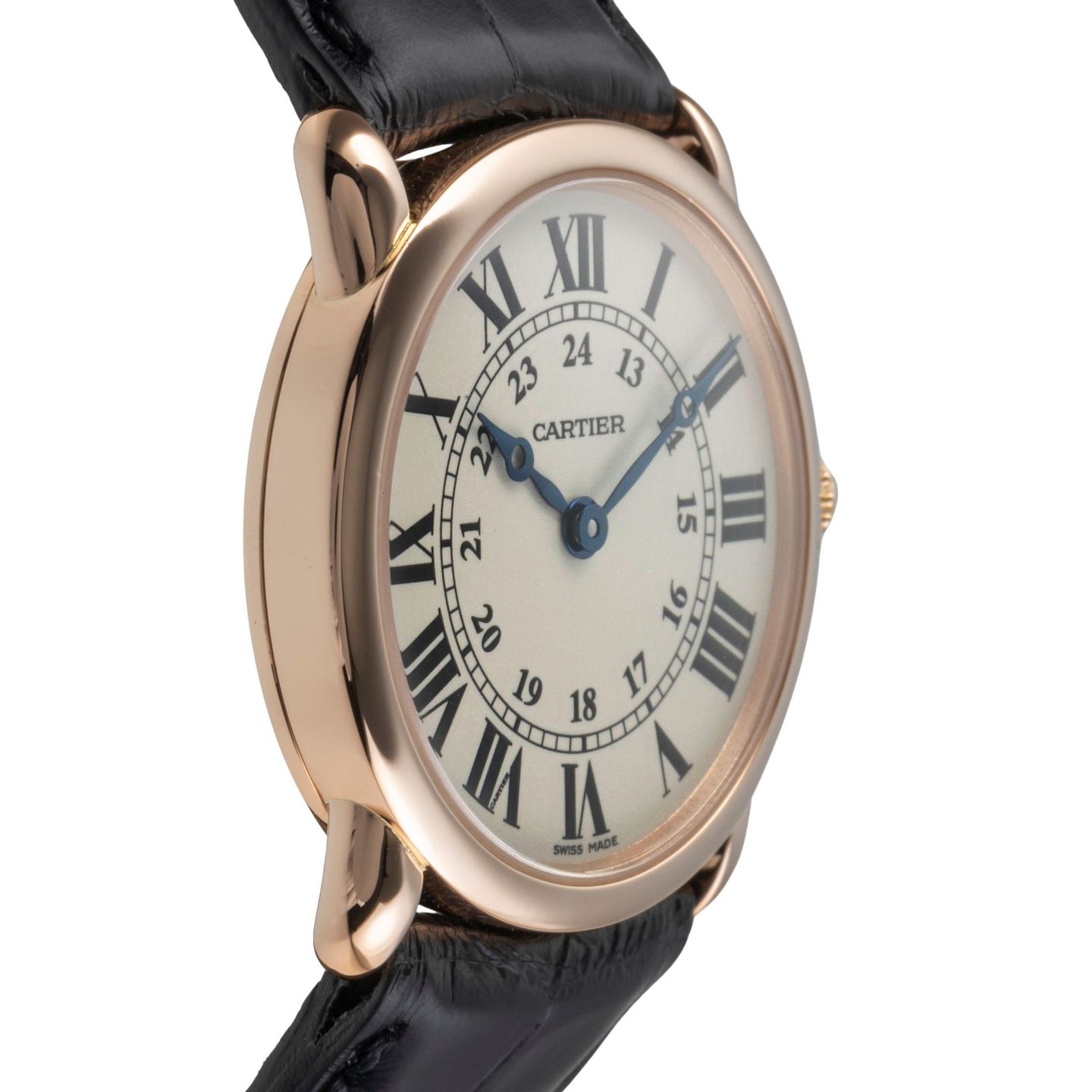 Cartier Ronde Louis Cartier W6800151 (2014) - Zilver wijzerplaat 29mm Roségoud (7/8)