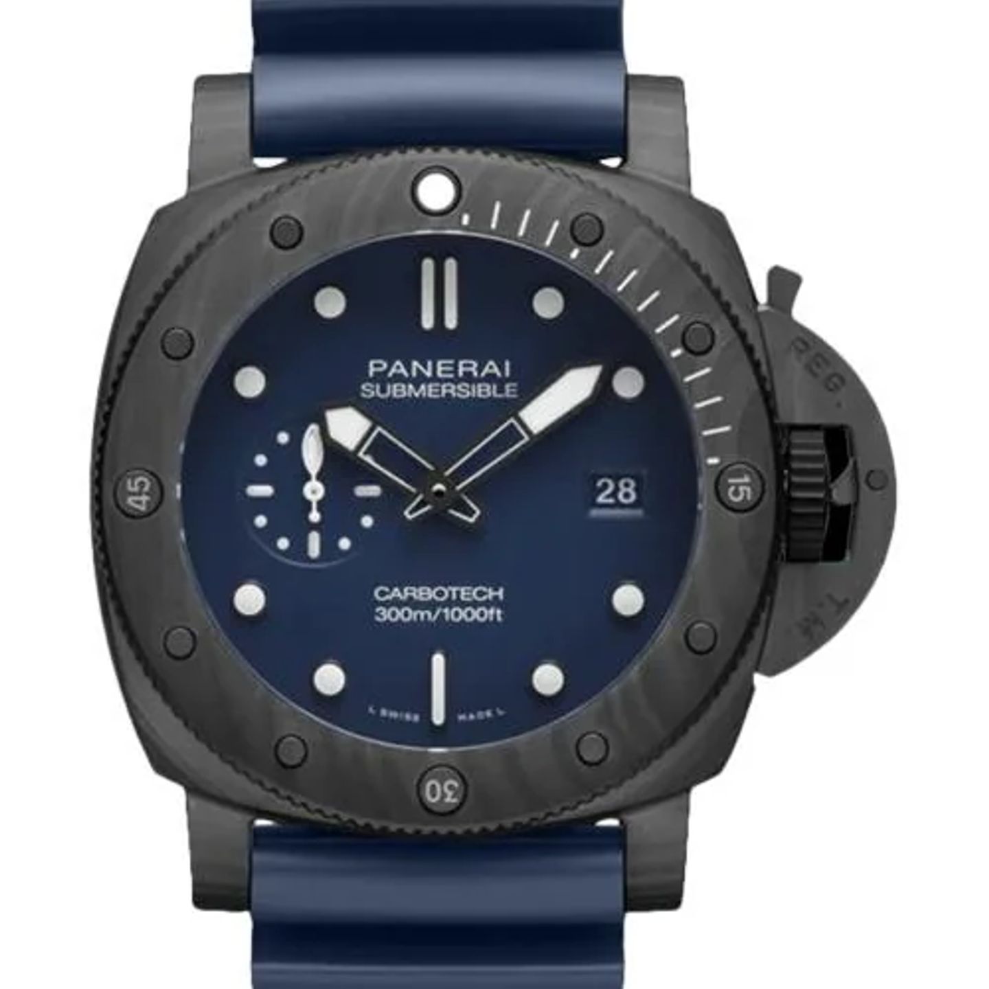 Panerai Submersible PAM01597 (2026) - Blue dial 44 mm Carbon case (1/1)