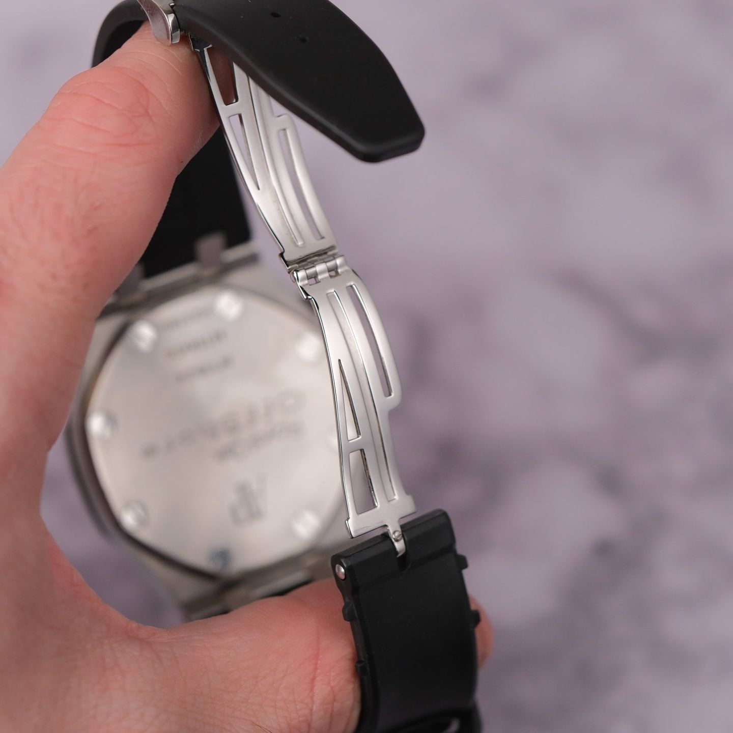 Audemars Piguet Royal Oak Offshore Chronograph Volcano 26170ST.OO.D101CR.03 (Onbekend (willekeurig serienummer)) - Zwart wijzerplaat 42mm Staal (6/6)