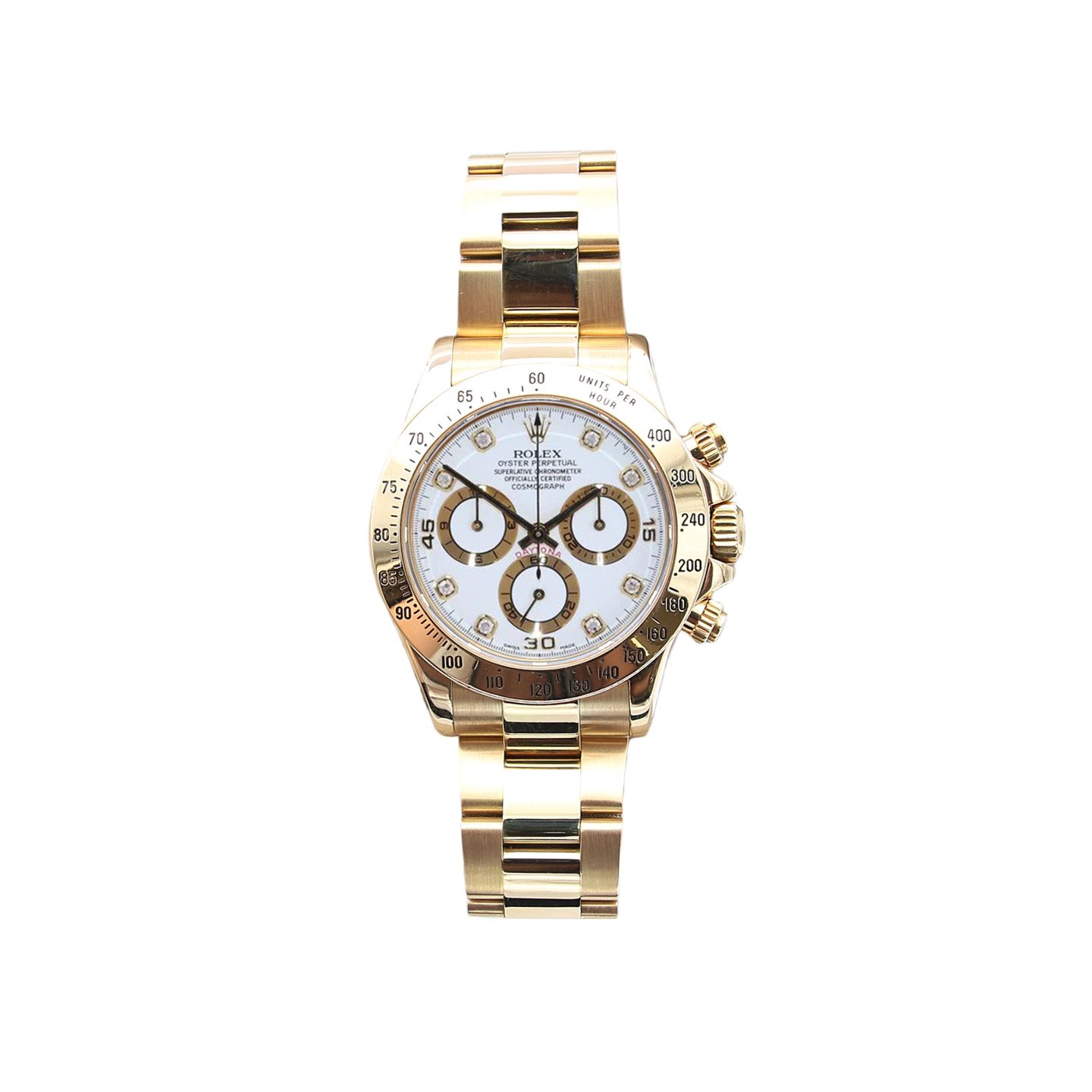 Rolex Daytona 116528 (Unknown (random serial)) - 40 mm Yellow Gold case (1/5)