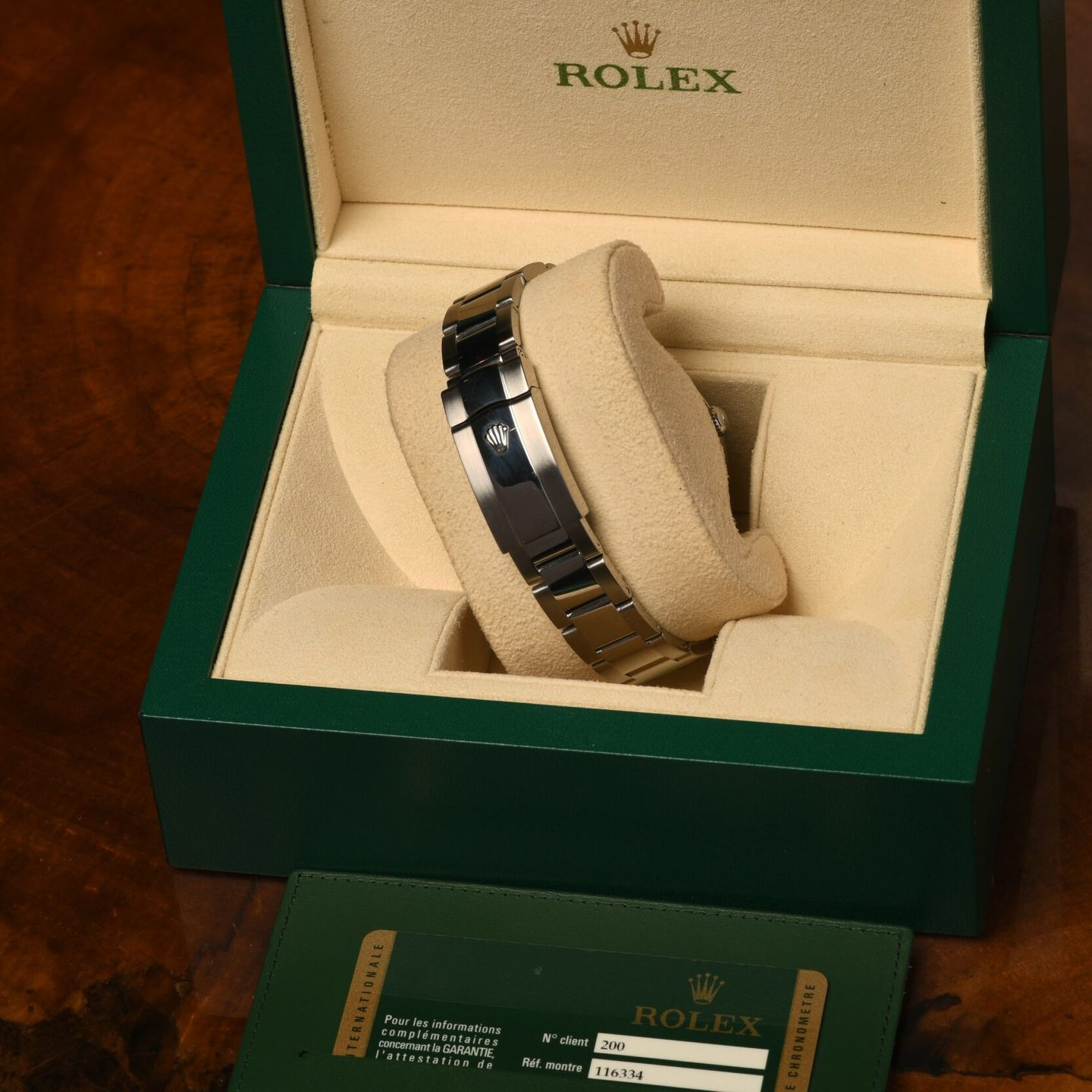 Rolex Datejust II 116334 (2013) - Black dial 41 mm Steel case (2/4)