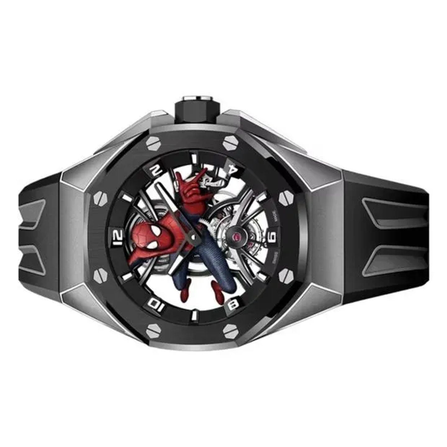Audemars Piguet Royal Oak Concept 26631IO.OO.D002CA.01 (2024) - Transparent dial 42 mm Titanium case (4/6)