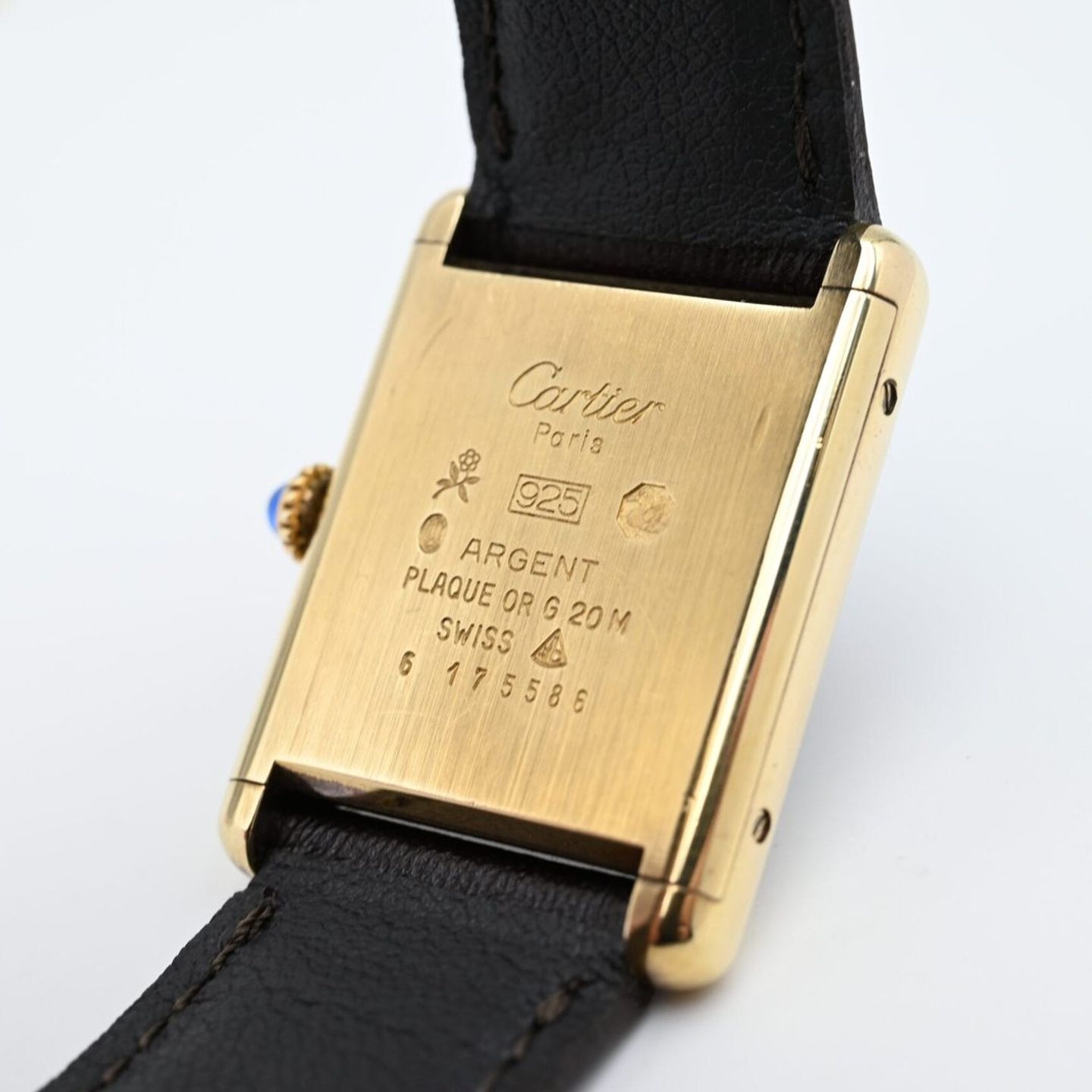Cartier Tank Vermeil 590005 (Unknown (random serial)) - 23 mm (7/8)