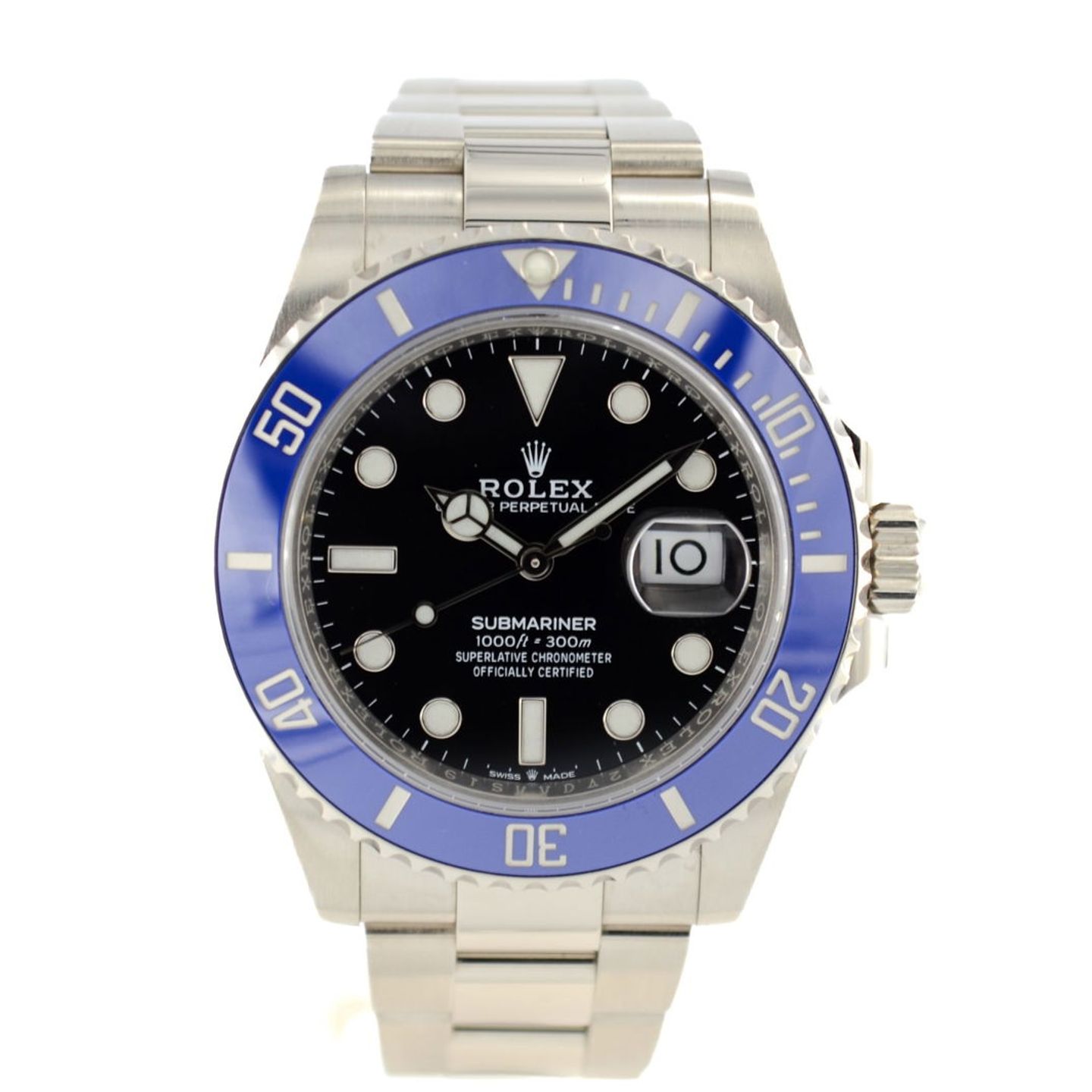 Rolex Submariner Date 126619LB (2022) - Zwart wijzerplaat 41mm Witgoud (1/7)