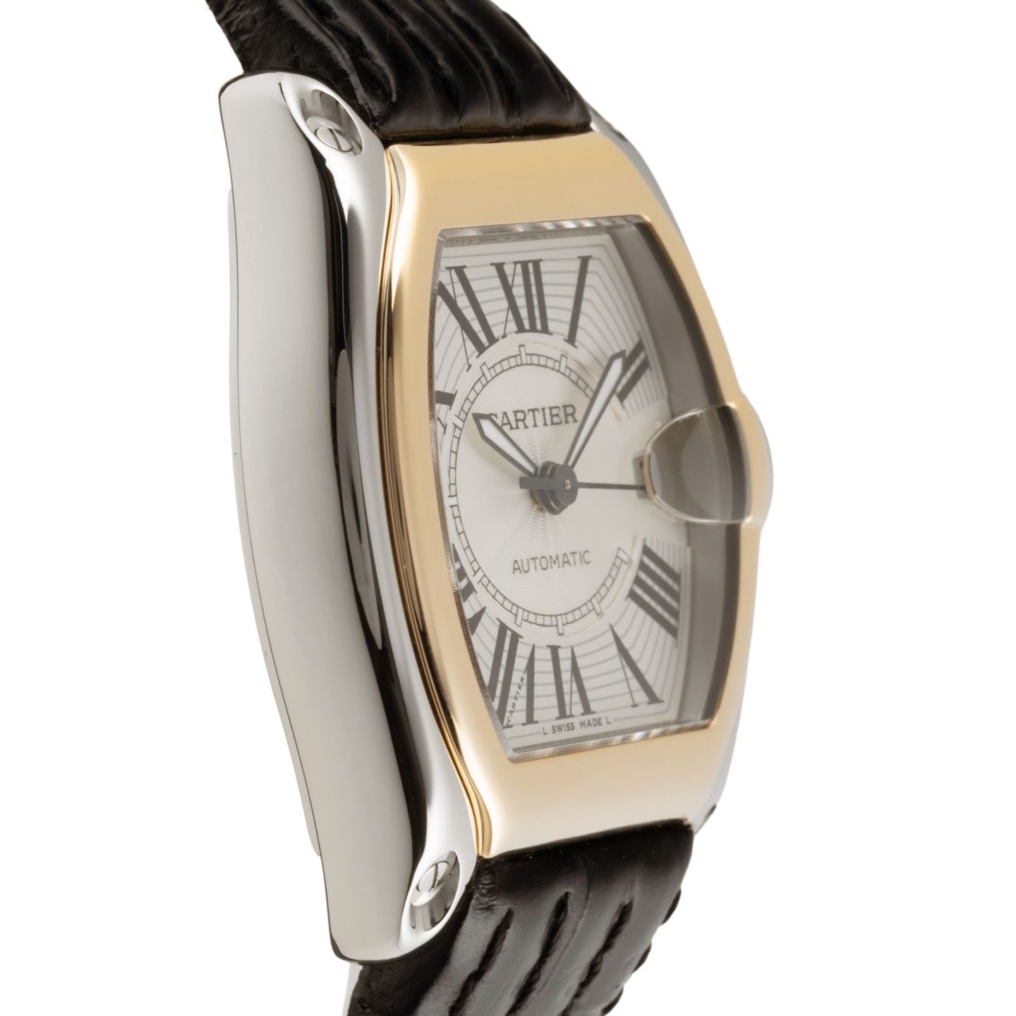 Cartier Roadster W62031Y4 (2005) - Zilver wijzerplaat 37mm Staal (7/8)